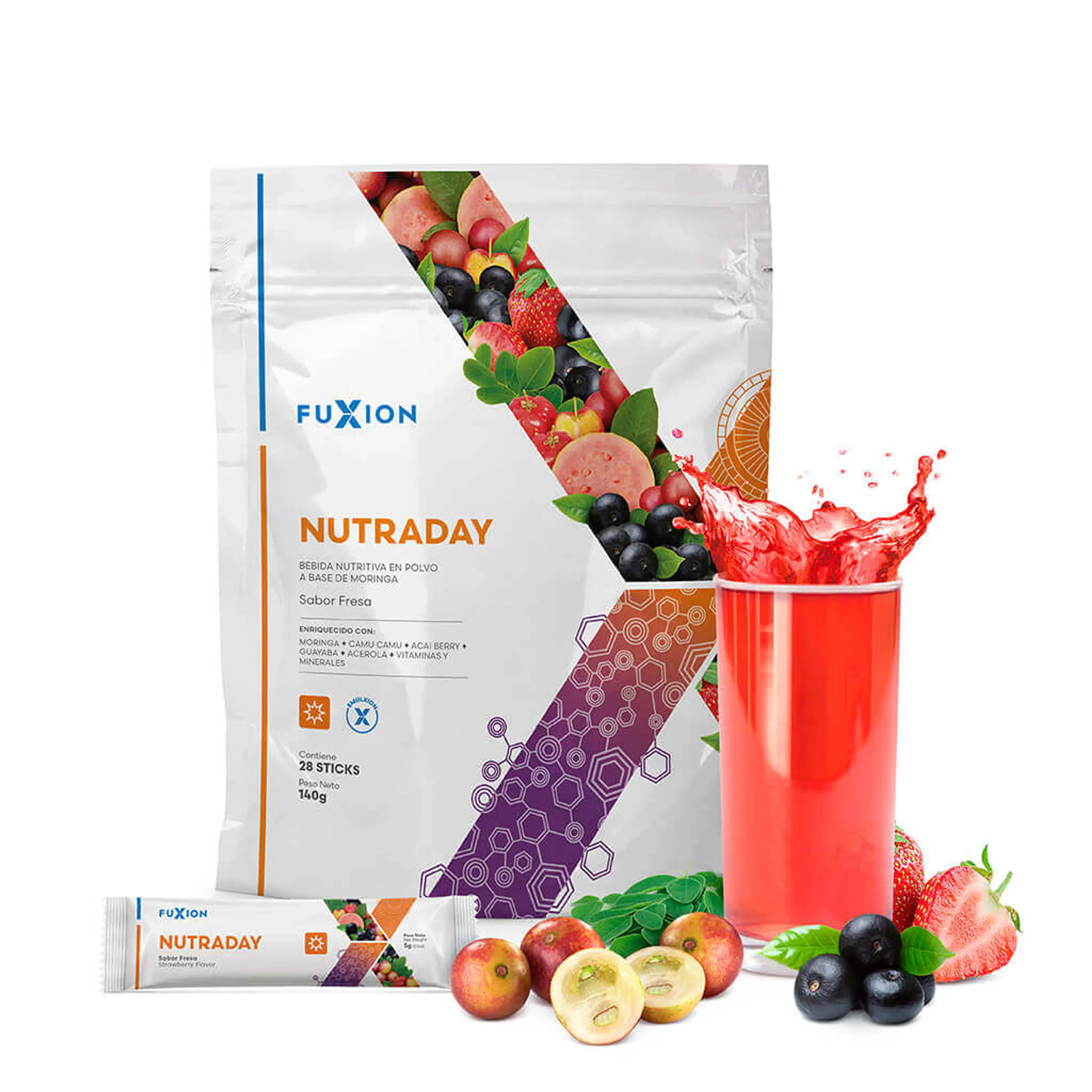 NUTRADAY - pack x 28 u. - FUXION - VENTA LIBRE PROMOCION 1