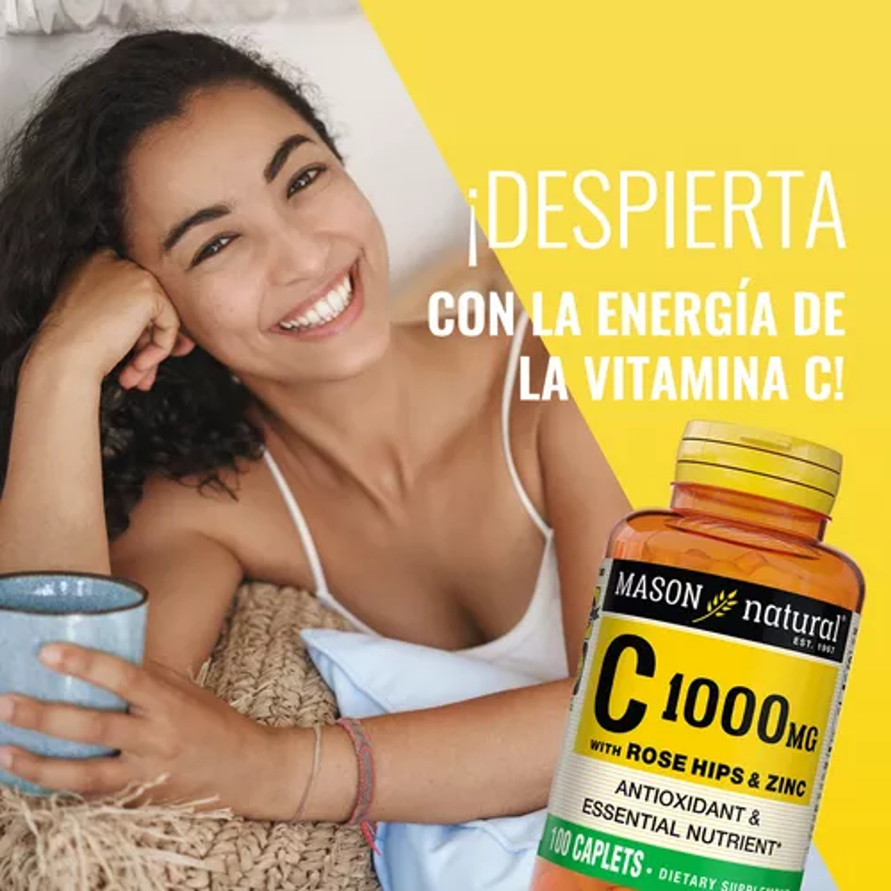 VITAMINA C 1000 mg - fco x 100 tab. - MASON - VENTA LIBRE - PROMOCION 5