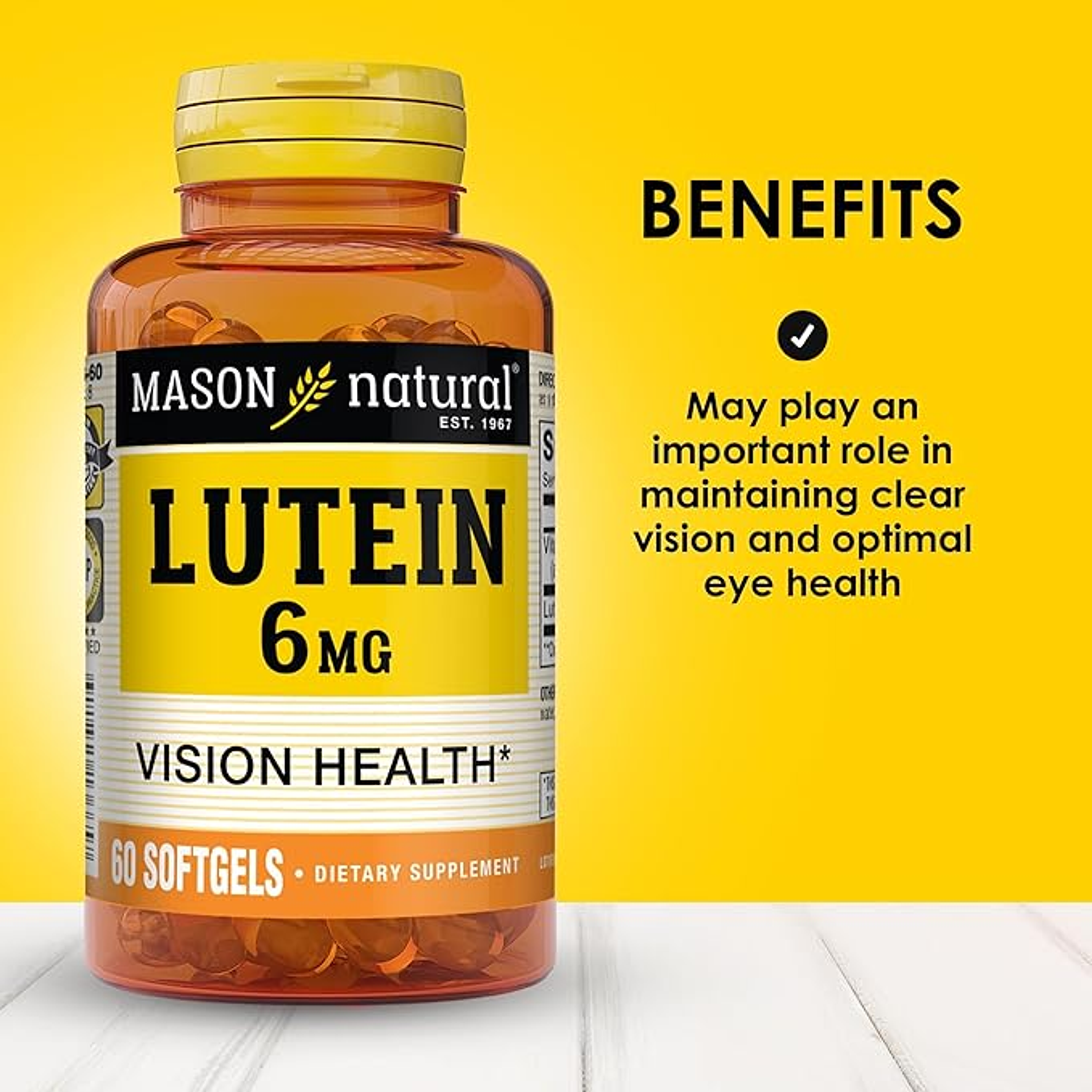 LUTEINA 6 mg - fco x 60 cap. - MASON - VENTA LIBRE - PROMOCION 5