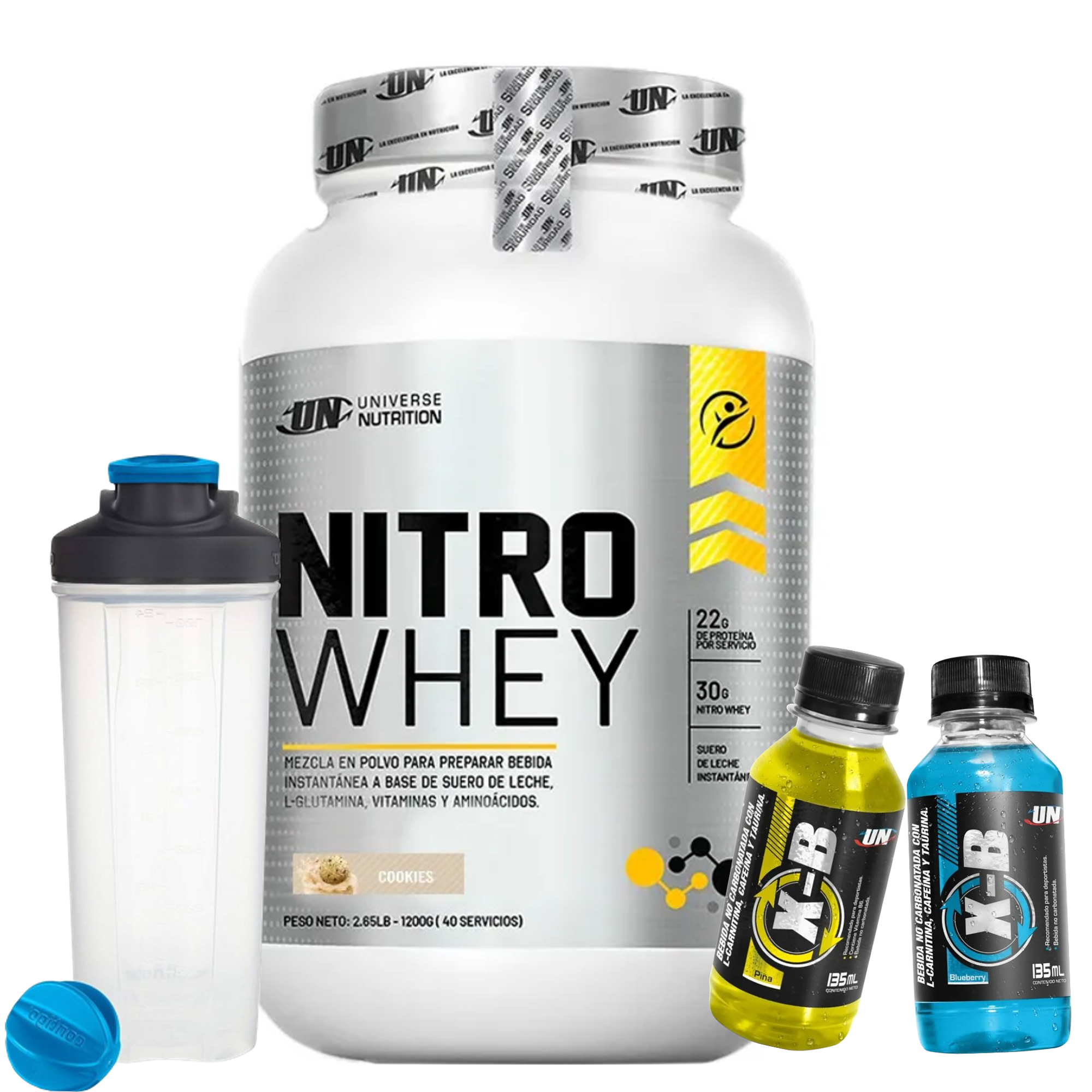 NITRO WHEY x 1100 g pote 2
