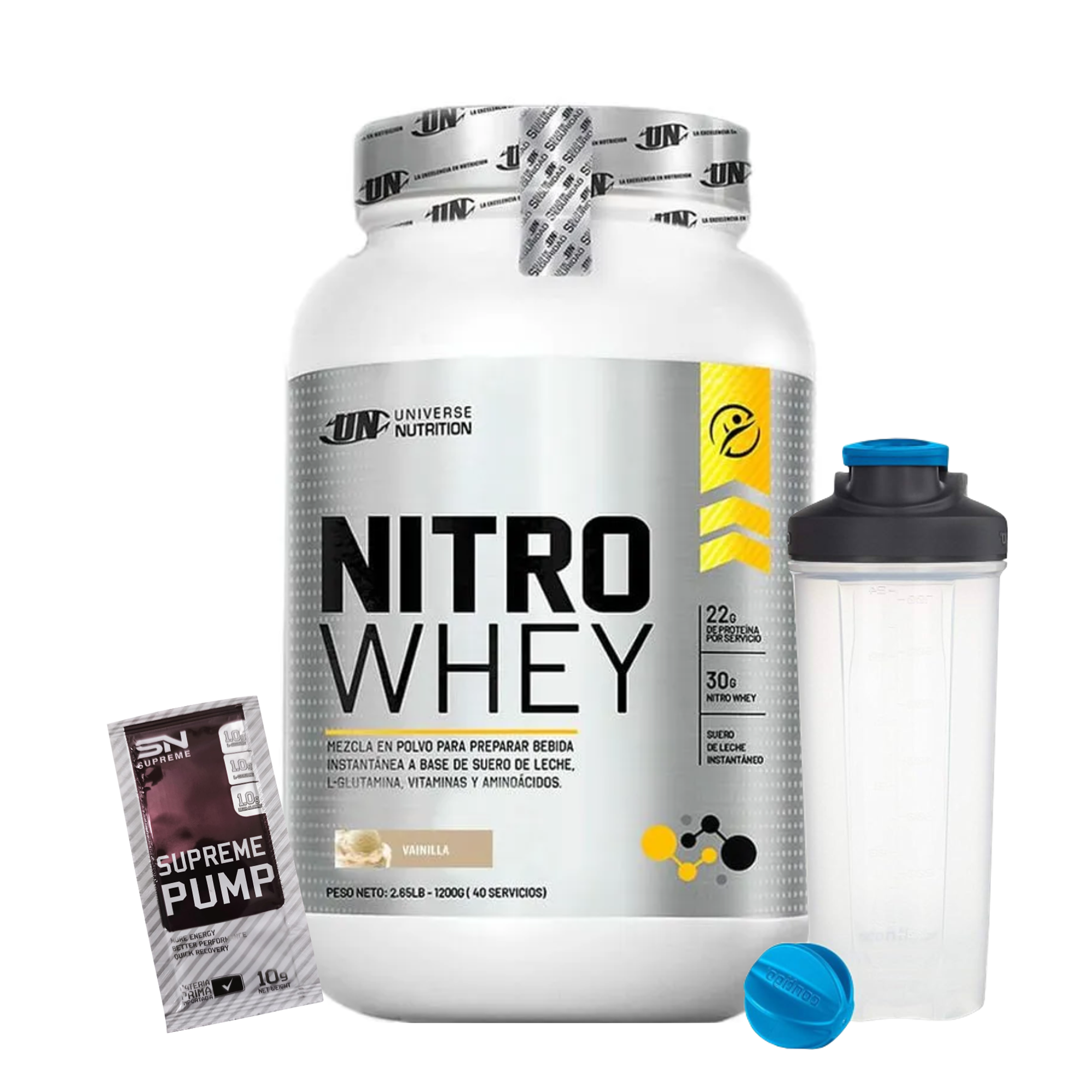 NITRO WHEY x 1100 g pote 6