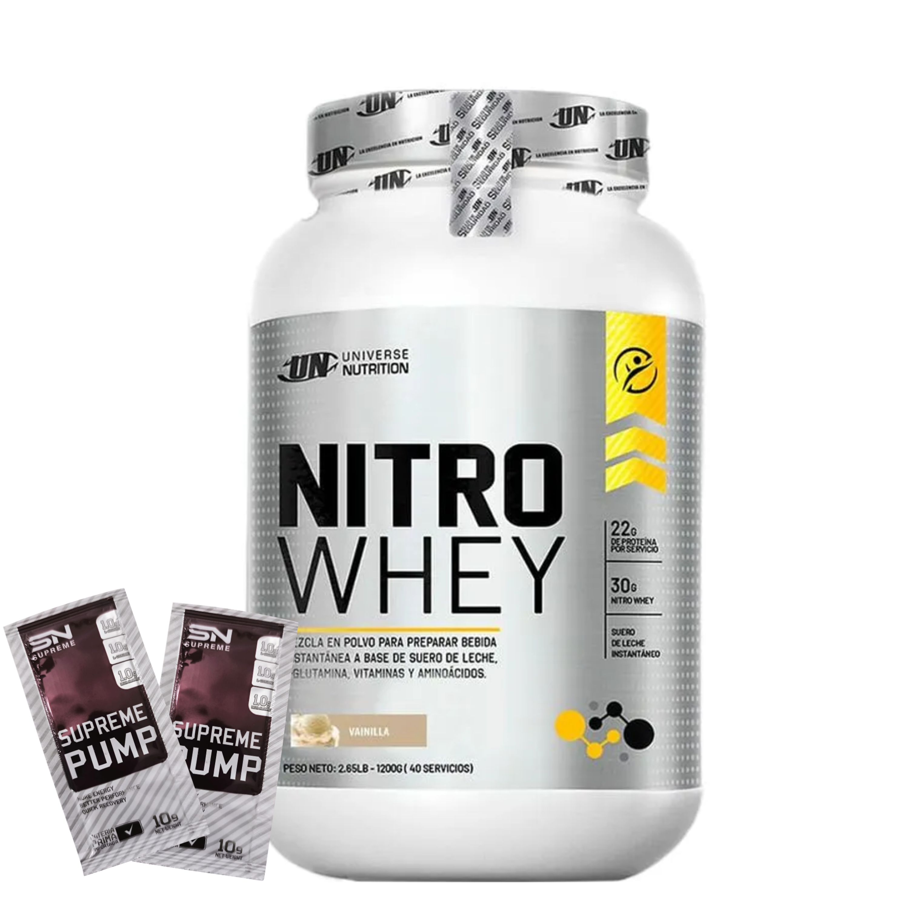 NITRO WHEY x 1100 g pote 9