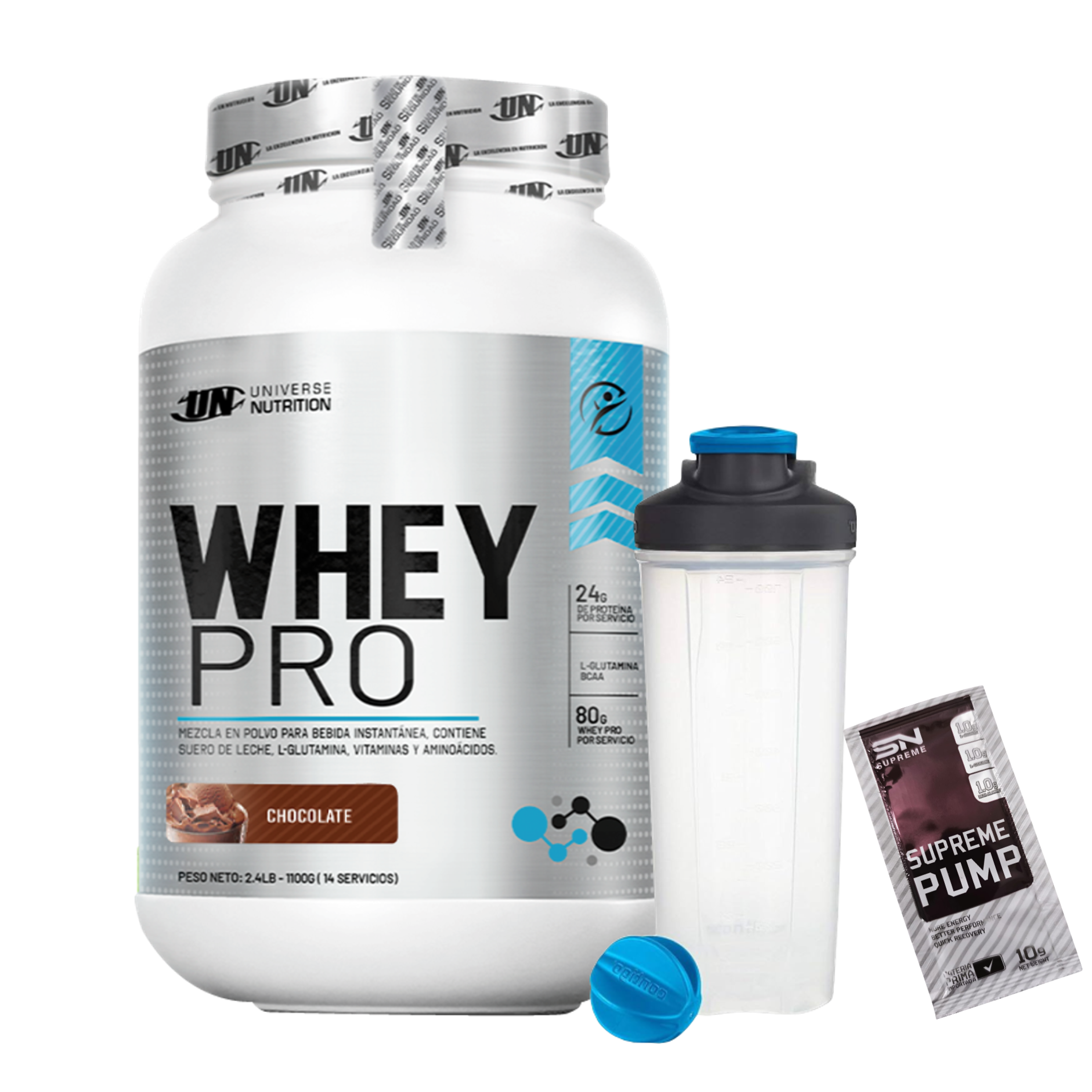 WHEY PRO x 1100 g pote 5