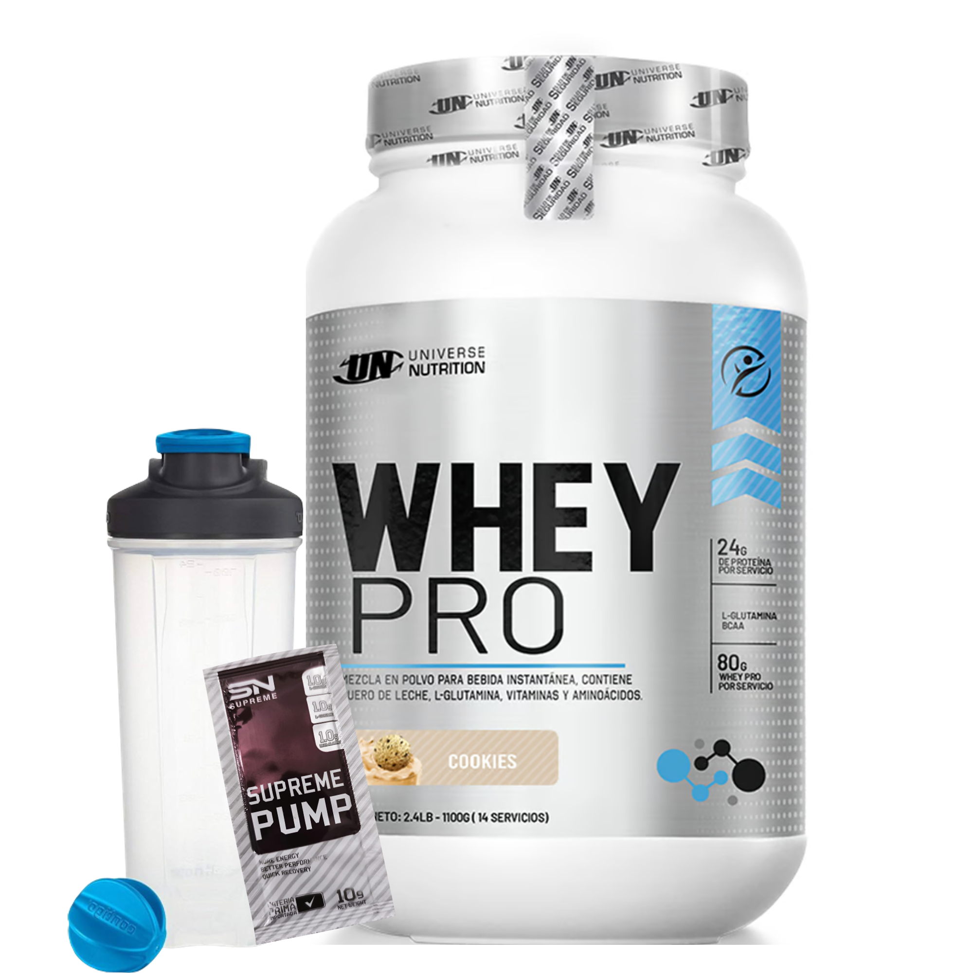 WHEY PRO x 1100 g pote 6