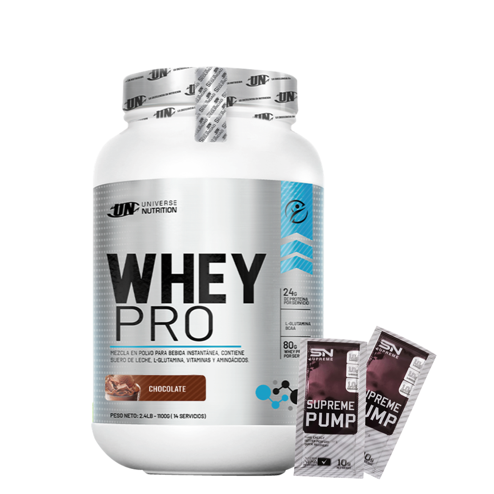 WHEY PRO x 1100 g pote 8