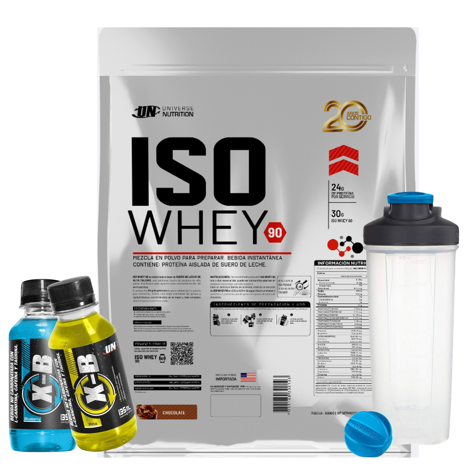 ISO WHEY 90 x 3 kg - 5 kg saco 12