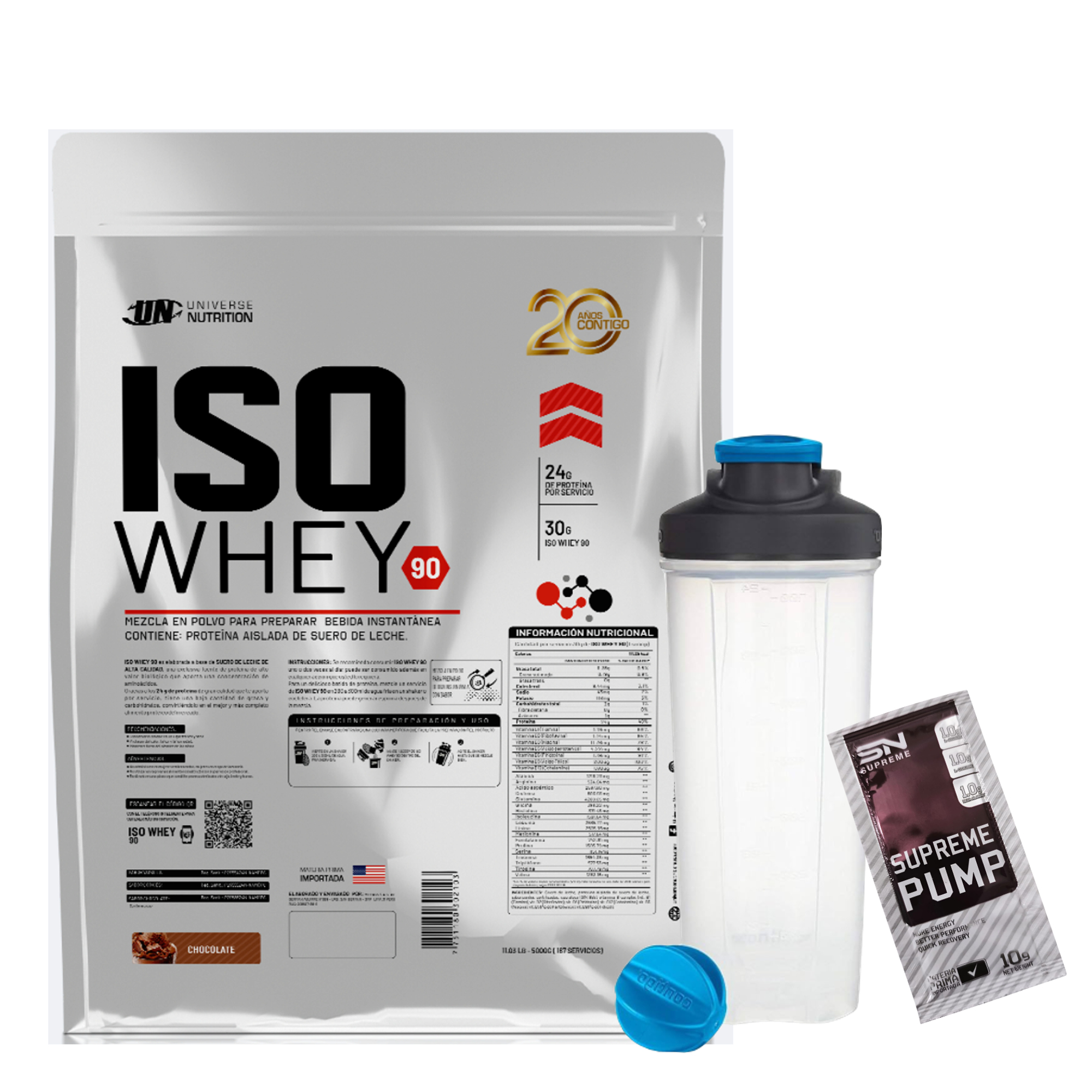 ISO WHEY 90 x 3 kg - 5 kg saco 13