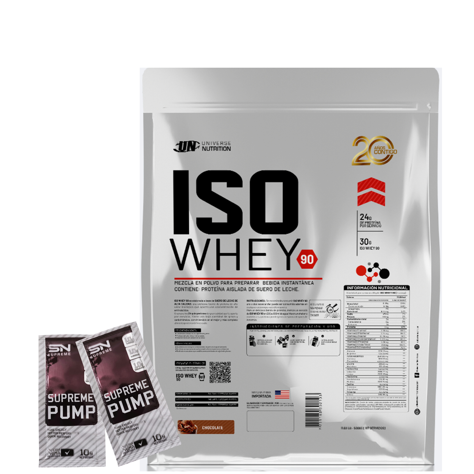 ISO WHEY 90 x 3 kg - 5 kg saco 16
