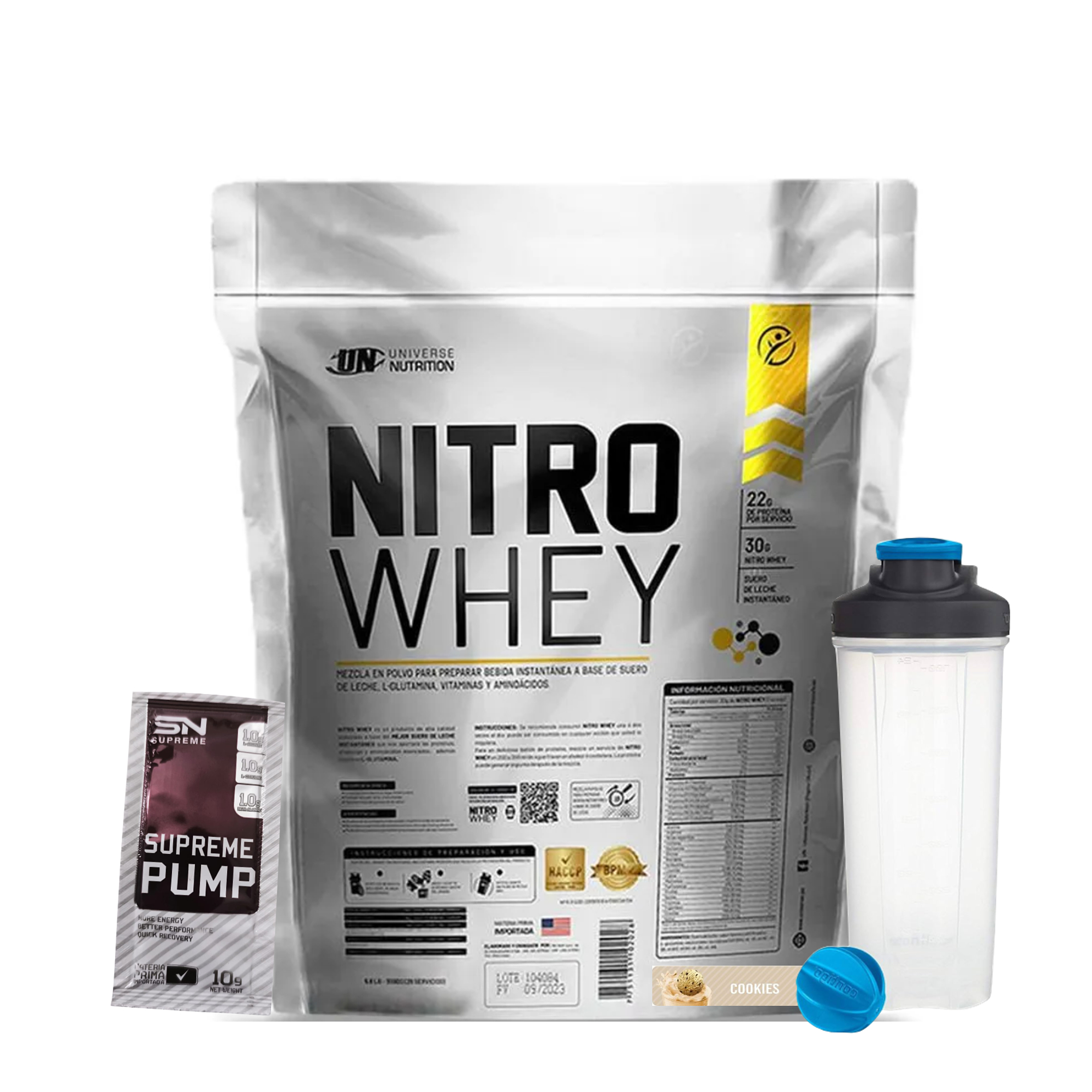 NITRO WHEY x 3kg - 5 kg saco 14