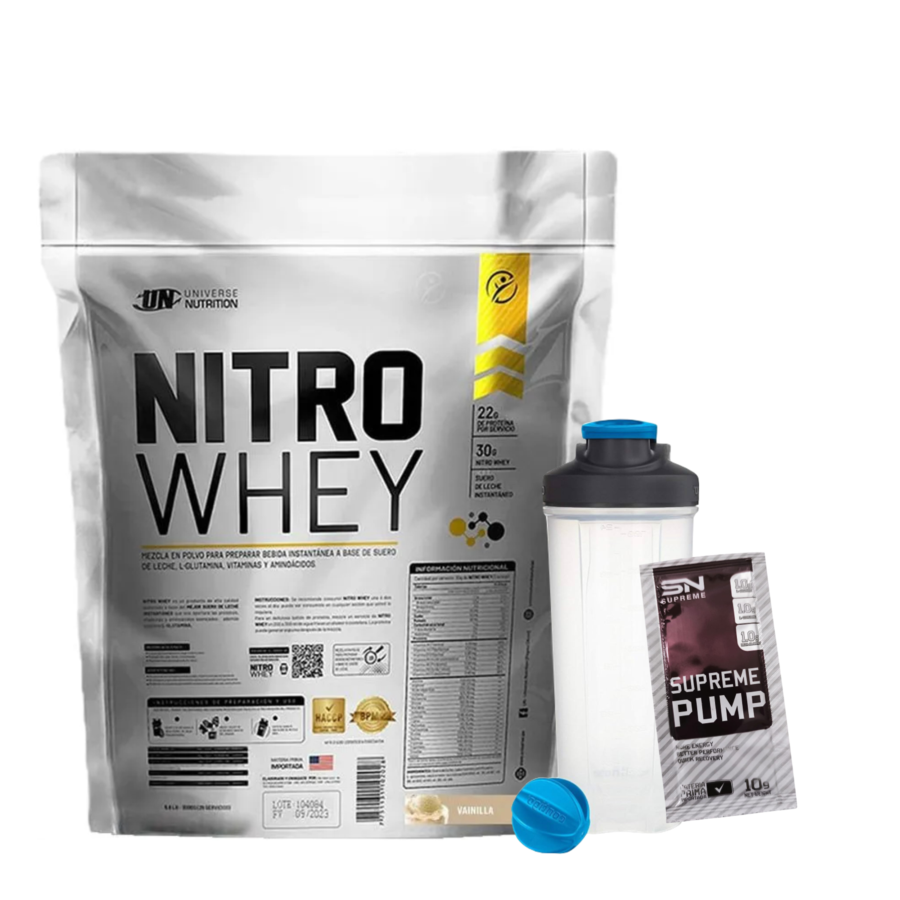 NITRO WHEY x 3kg - 5 kg saco 15