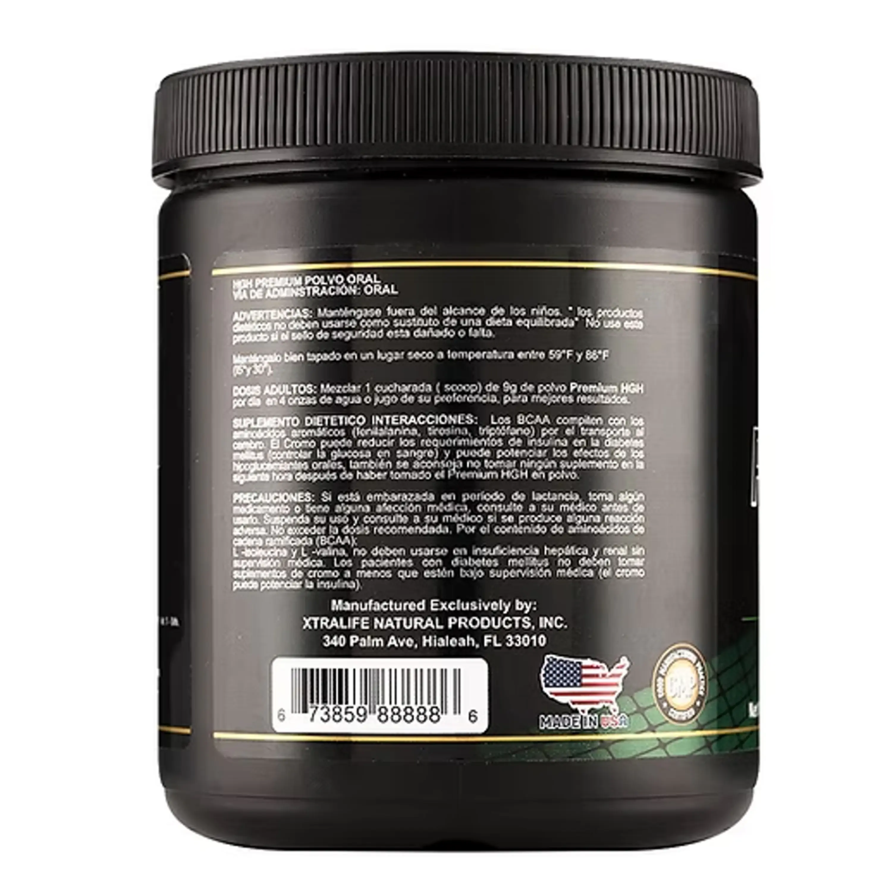 PREMIUM HGH - fco x 270 g. 2