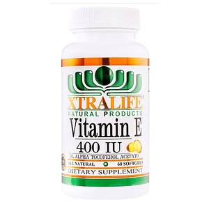 VITAMINA E * 400 IU - fco x 60 softgel