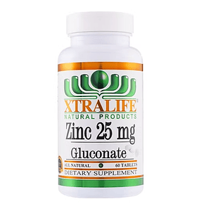 ZINC gluconate * 25 mg - fco x 60 tab.