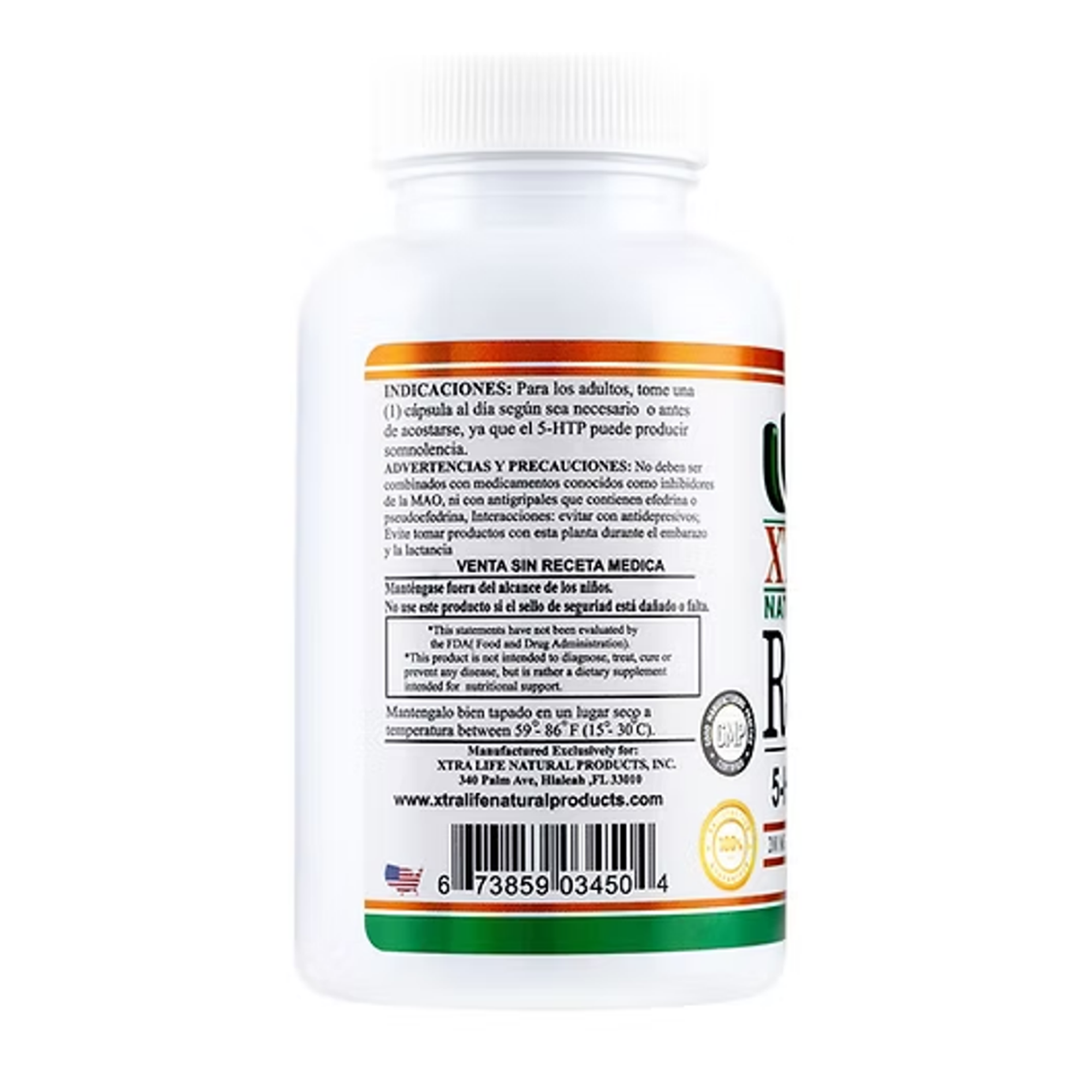 RELAXIN 5-HTP * 200 mg (ext de griffonia simplicifolia - fco x 30 cap. 3