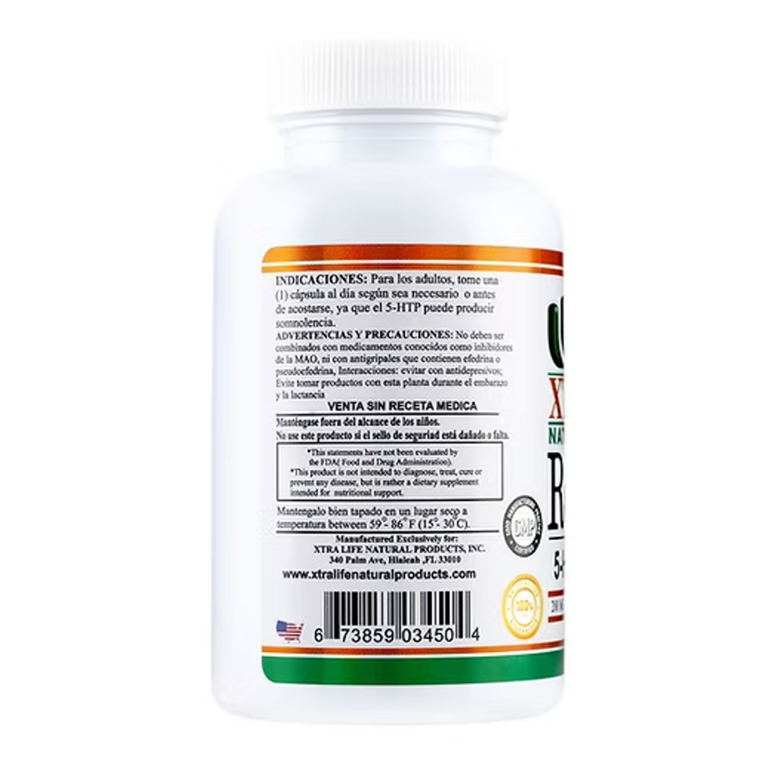 RELAXIN 5-HTP * 200 mg (ext de griffonia simplicifolia - fco x 30 cap. 3