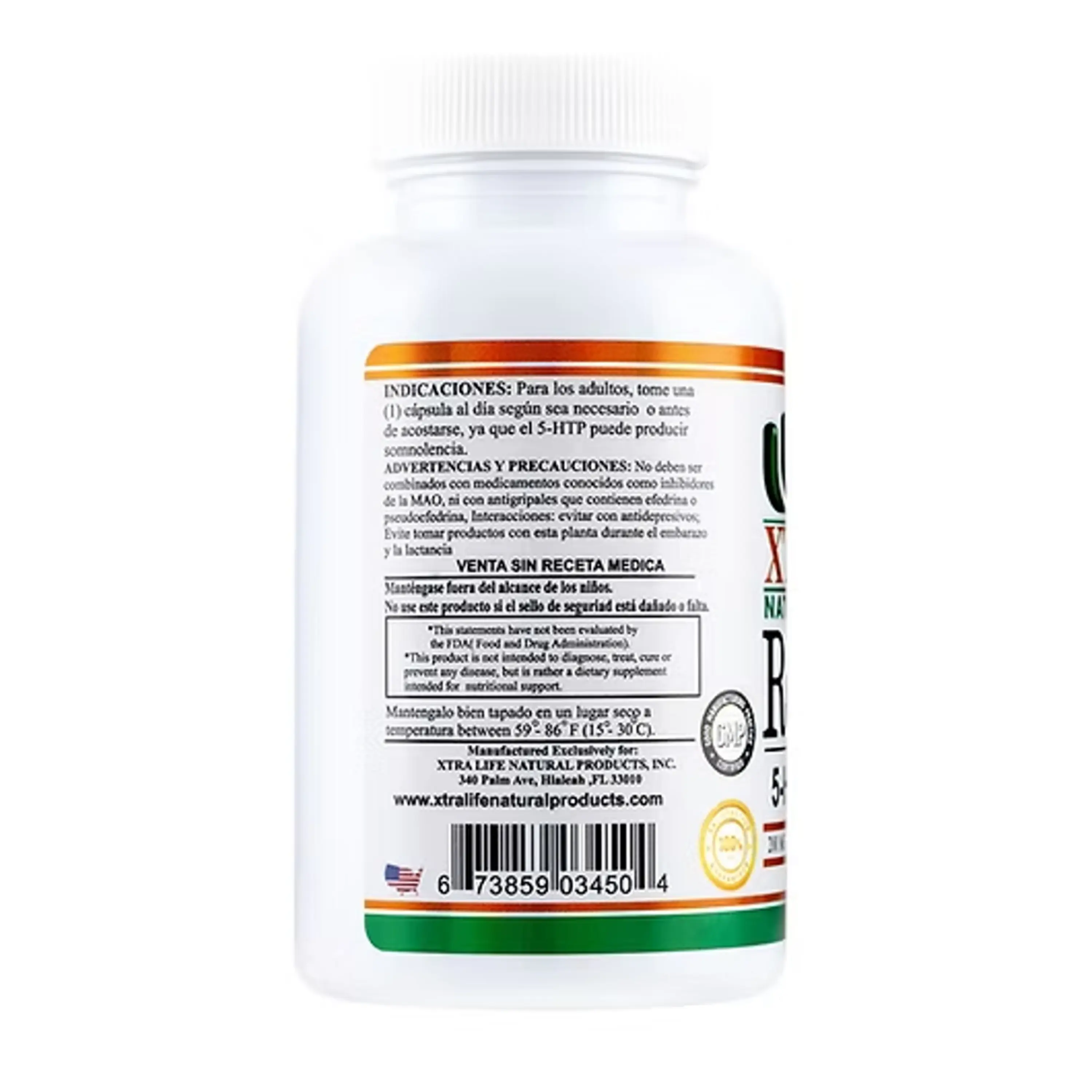 RELAXIN 5-HTP * 200 mg (ext de griffonia simplicifolia - fco x 30 cap. 3