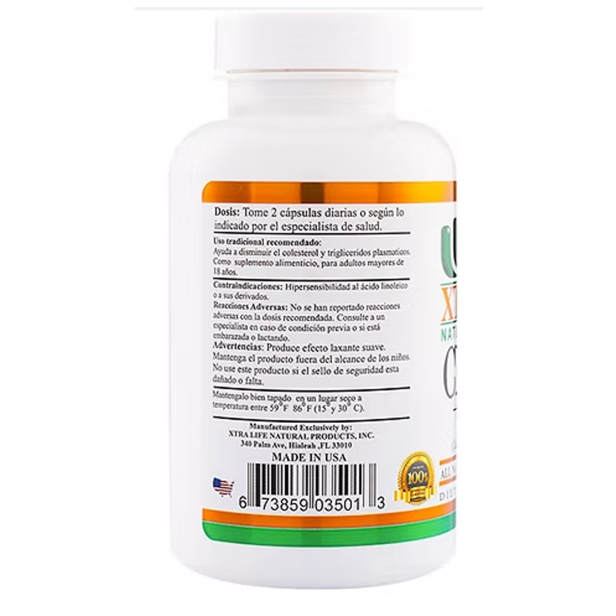 CLA 1000 (500 mg) * ACIDO LINOLEICO CONJUGADO - fco x 90 cap. 2