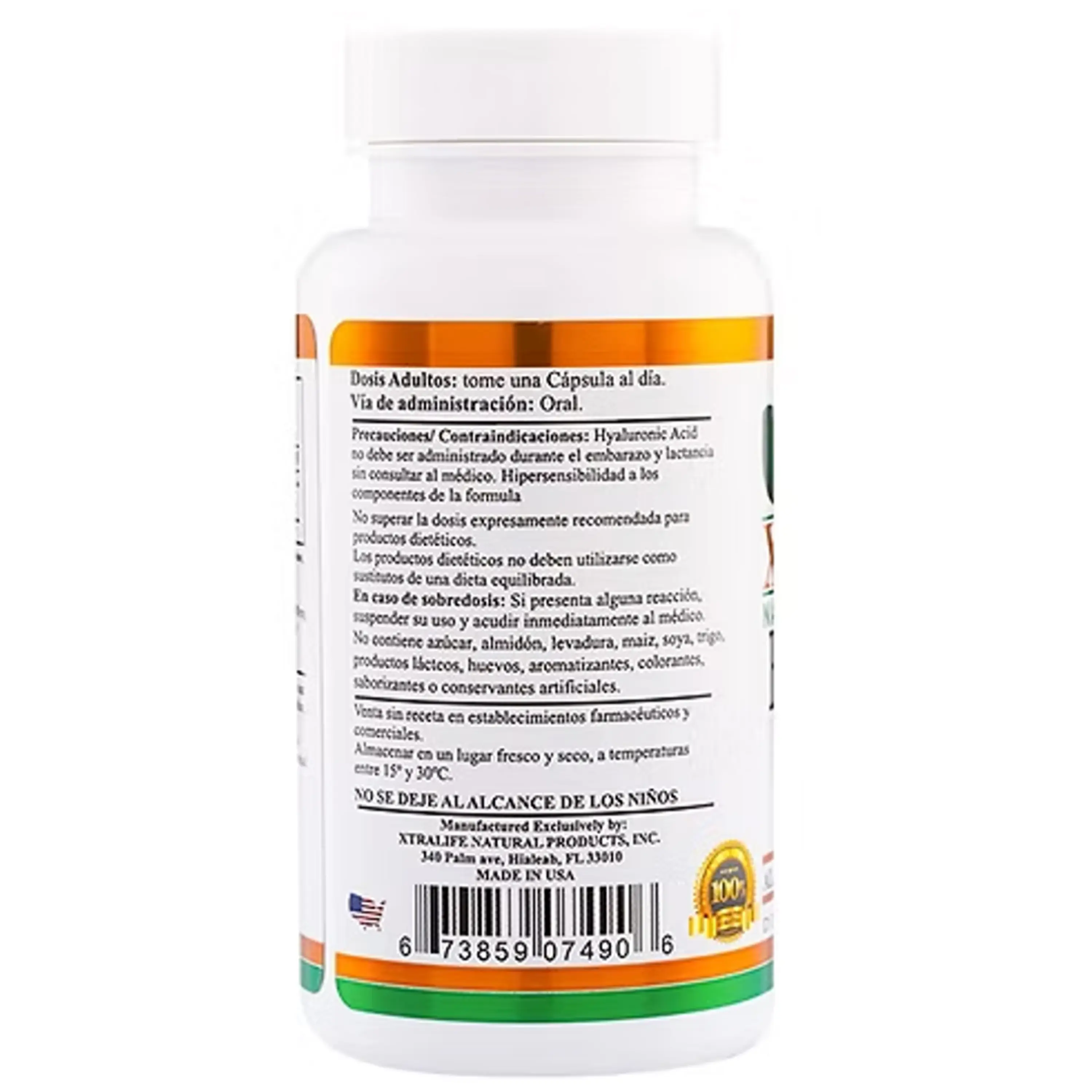 ACIDO HIALURONICO 100 mg - fco x 60 cap 2