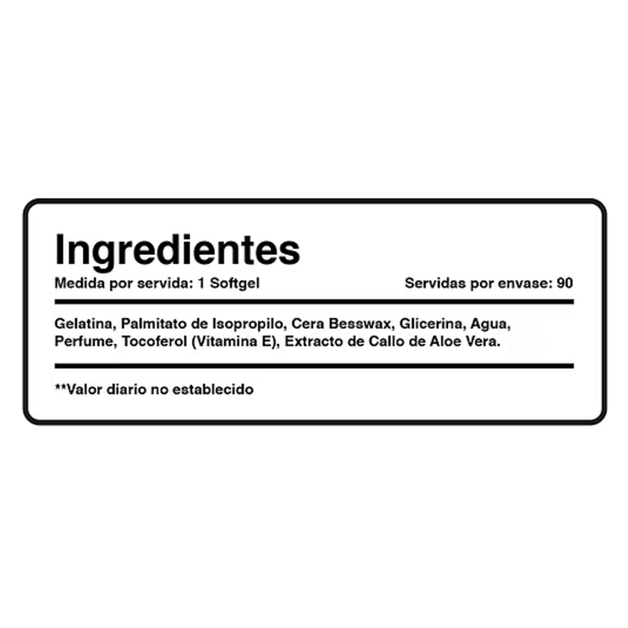 ALOE VERA + VITAMINA E (1200 mg) - fco x 90 softgel 3