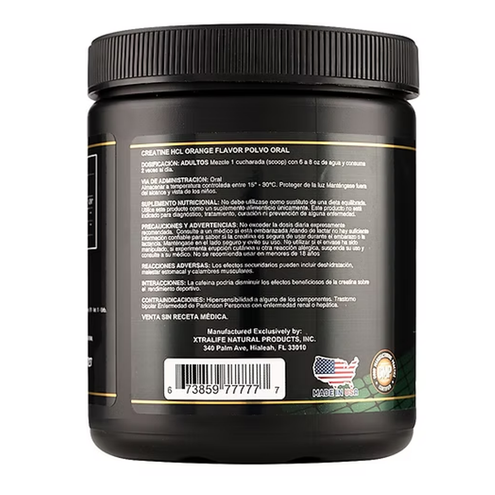 CREATINE HCI * 134s - Pt x 269 g  2