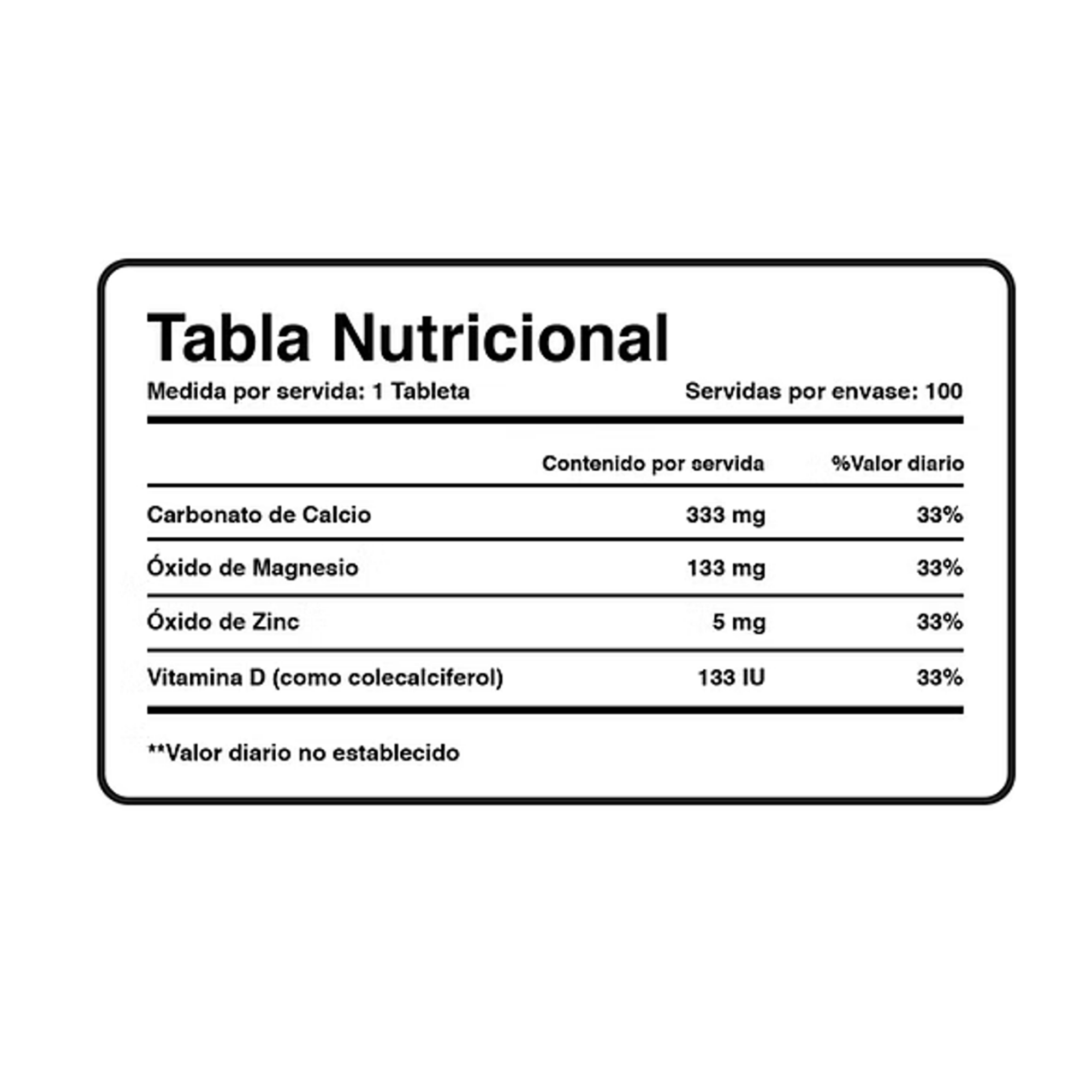 CALCIO MAGNESIO ZINC + VITAMINA D  3