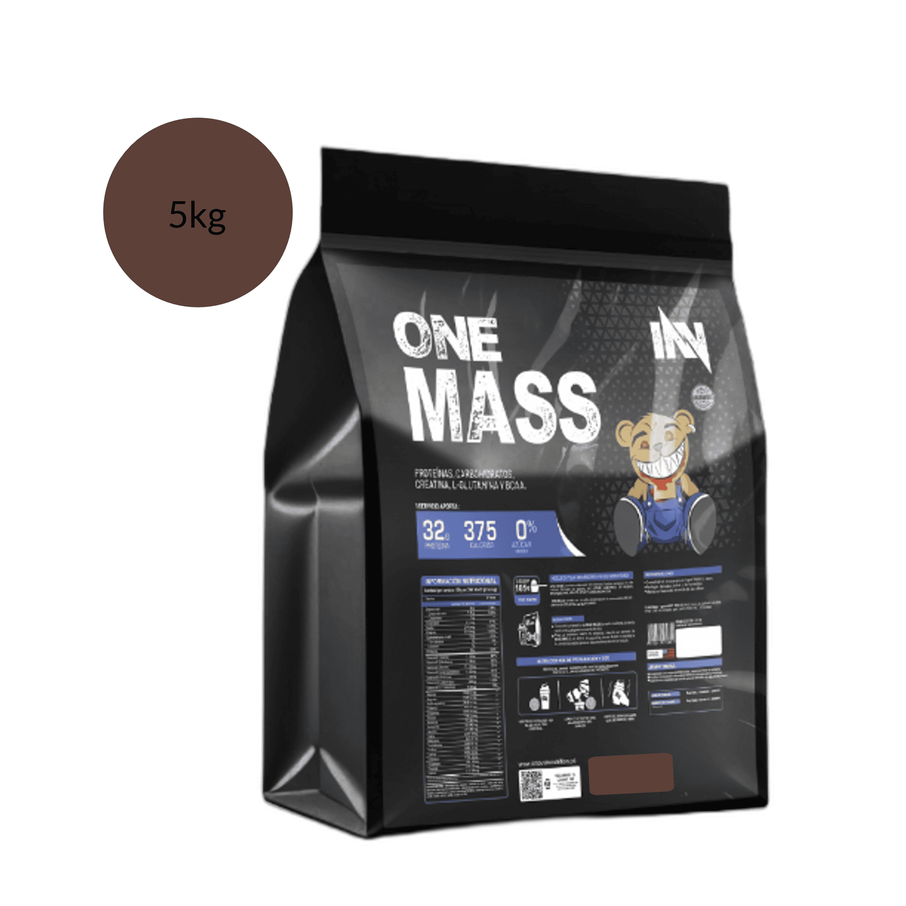 ONE MASS x 2000 g pote - CHOCOLATE - VAINILLA - COOKIES 4