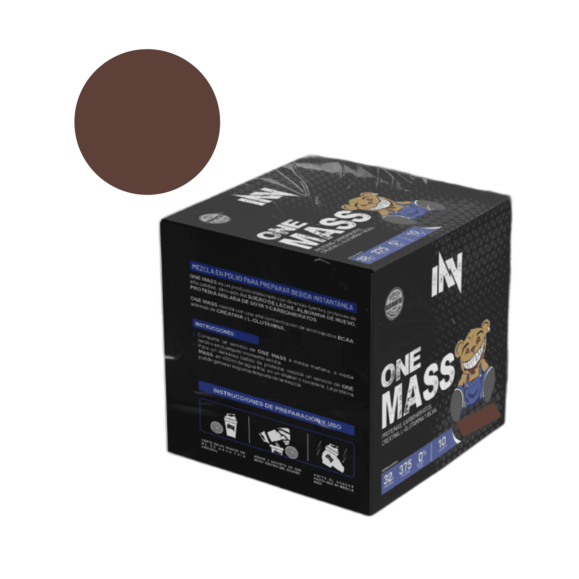 ONE MASS x 2000 g pote - CHOCOLATE - VAINILLA - COOKIES 6