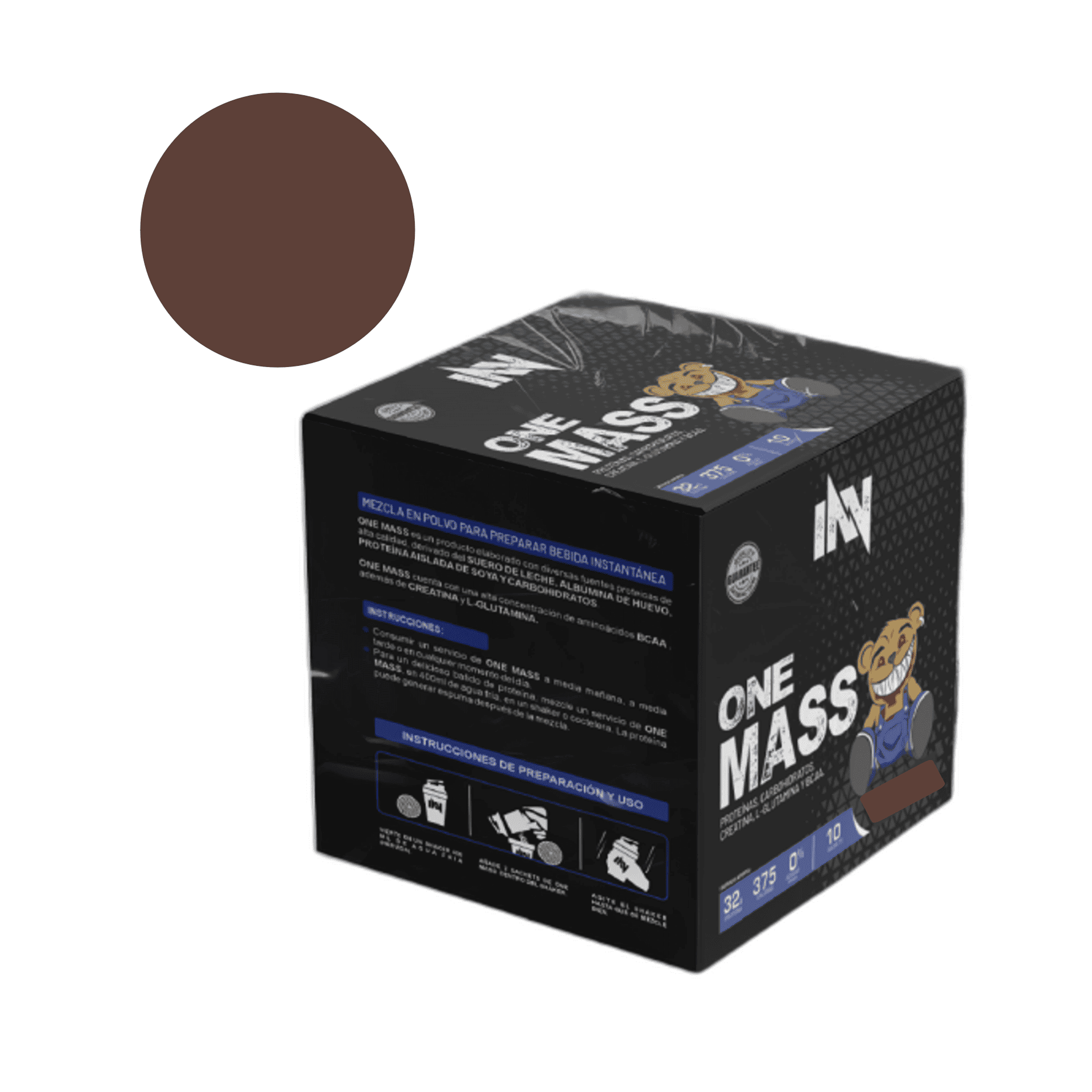 ONE MASS x 2000 g pote - CHOCOLATE - VAINILLA - COOKIES 6