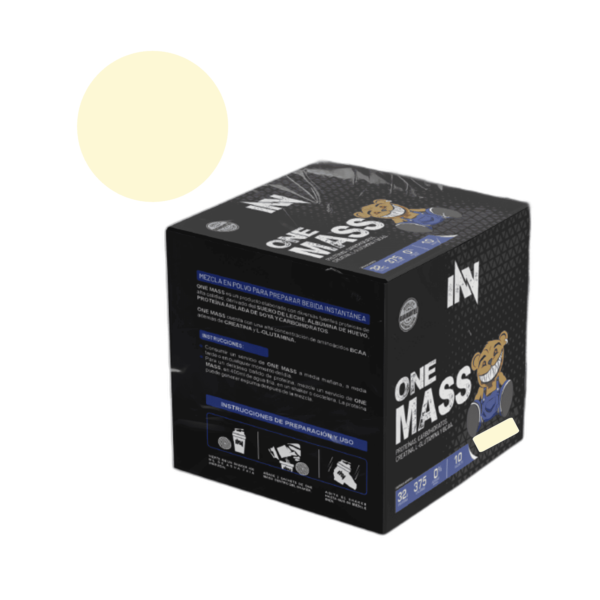 ONE MASS x 2000 g pote - CHOCOLATE - VAINILLA - COOKIES 7