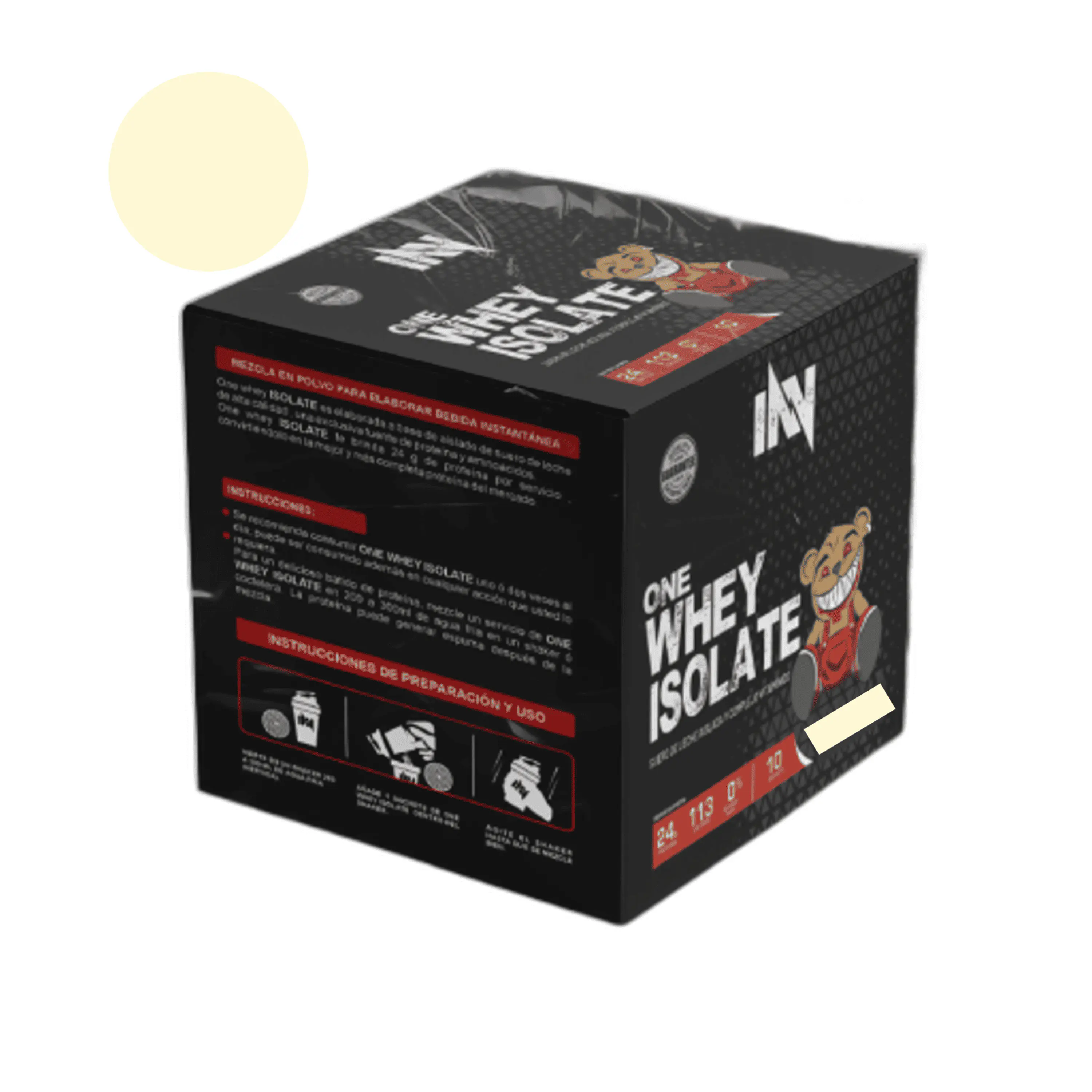 ONE WHEY ISOLATE x 1200 g pote - VAINILLA - CHOCOLATE - COOKIES 6
