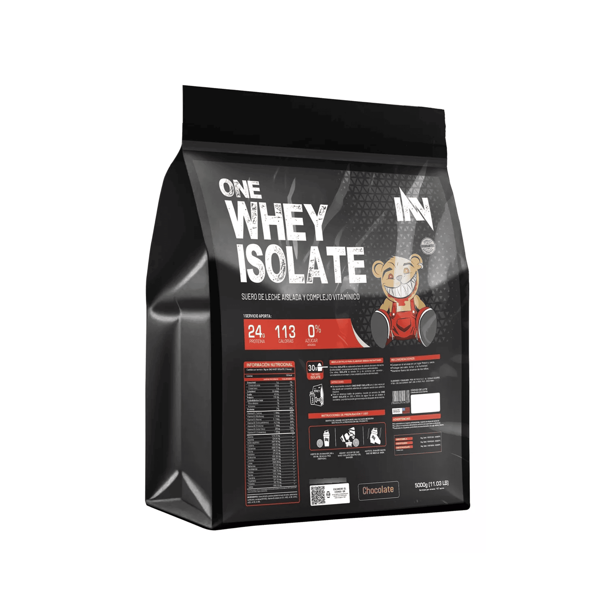 ONE WHEY ISOLATE x 1200 g pote - VAINILLA - CHOCOLATE - COOKIES 11