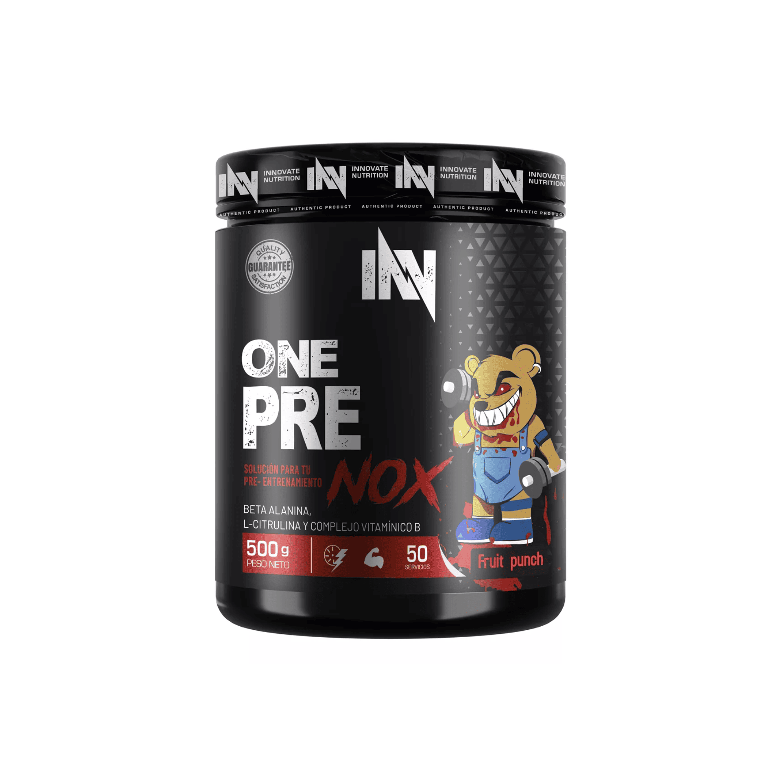 INN ONE PRE NOX x 500 g pote - FRUIT PUNCH 1