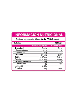 INN LADY PRO x 1100 g pote - (aguaje)
