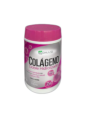 COLAGENO DOBLE HIDROLIZADO + MAG + ZINC + C ( vainilla )- Cja x 30 u. - pote 300gr.
