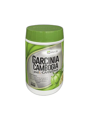 GARCINIA CAMBOGIA Y L CARNITINA - caj x 30 u. - pote 300gr