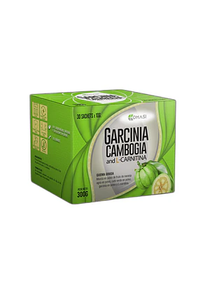 GARCINIA CAMBOGIA Y L CARNITINA - caj x 30 u. - pote 300gr