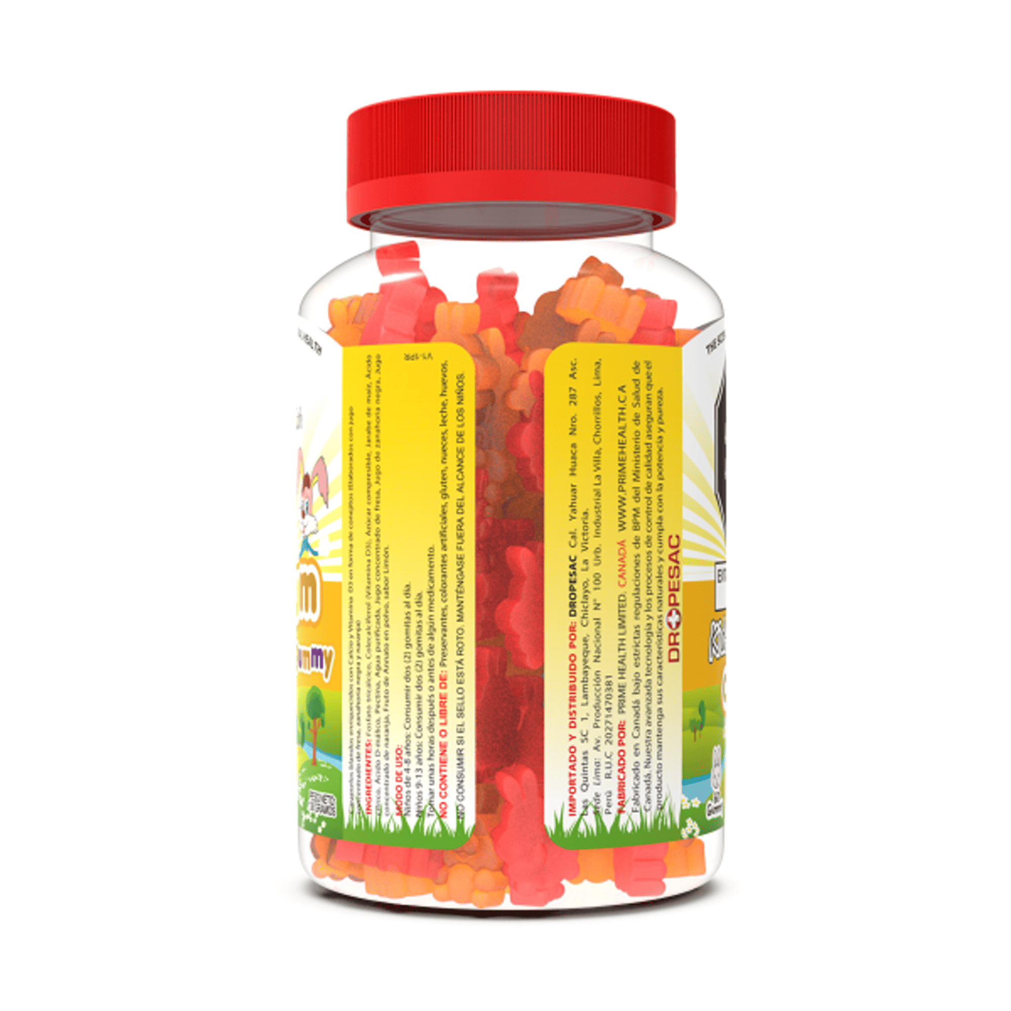 CALCIO + VITAMIN D3 KIDS - fco x 60 gomitas 3