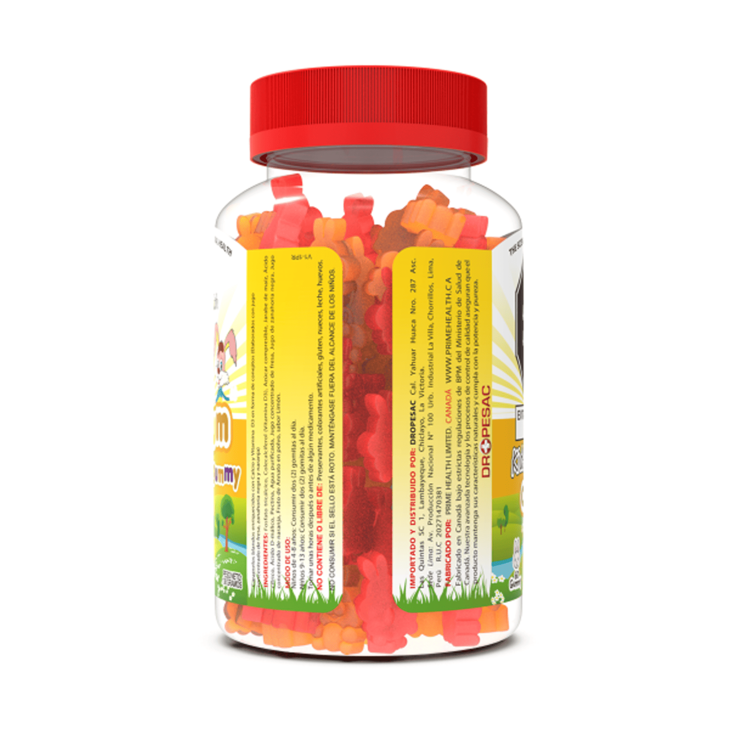 CALCIO + VITAMIN D3 KIDS - fco x 60 gomitas 3