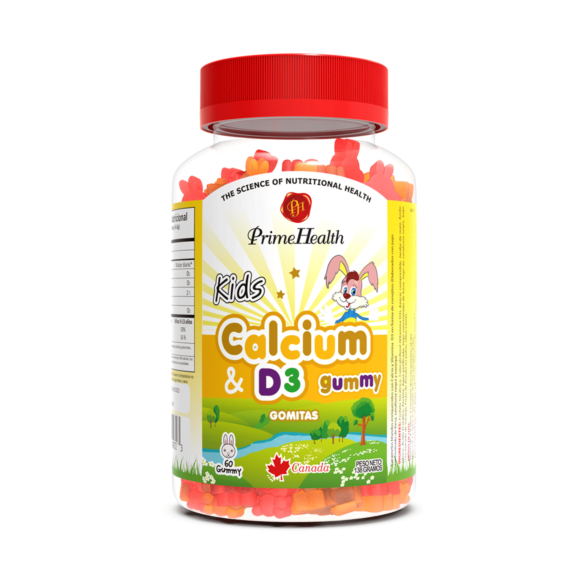CALCIO + VITAMIN D3 KIDS - fco x 60 gomitas 1