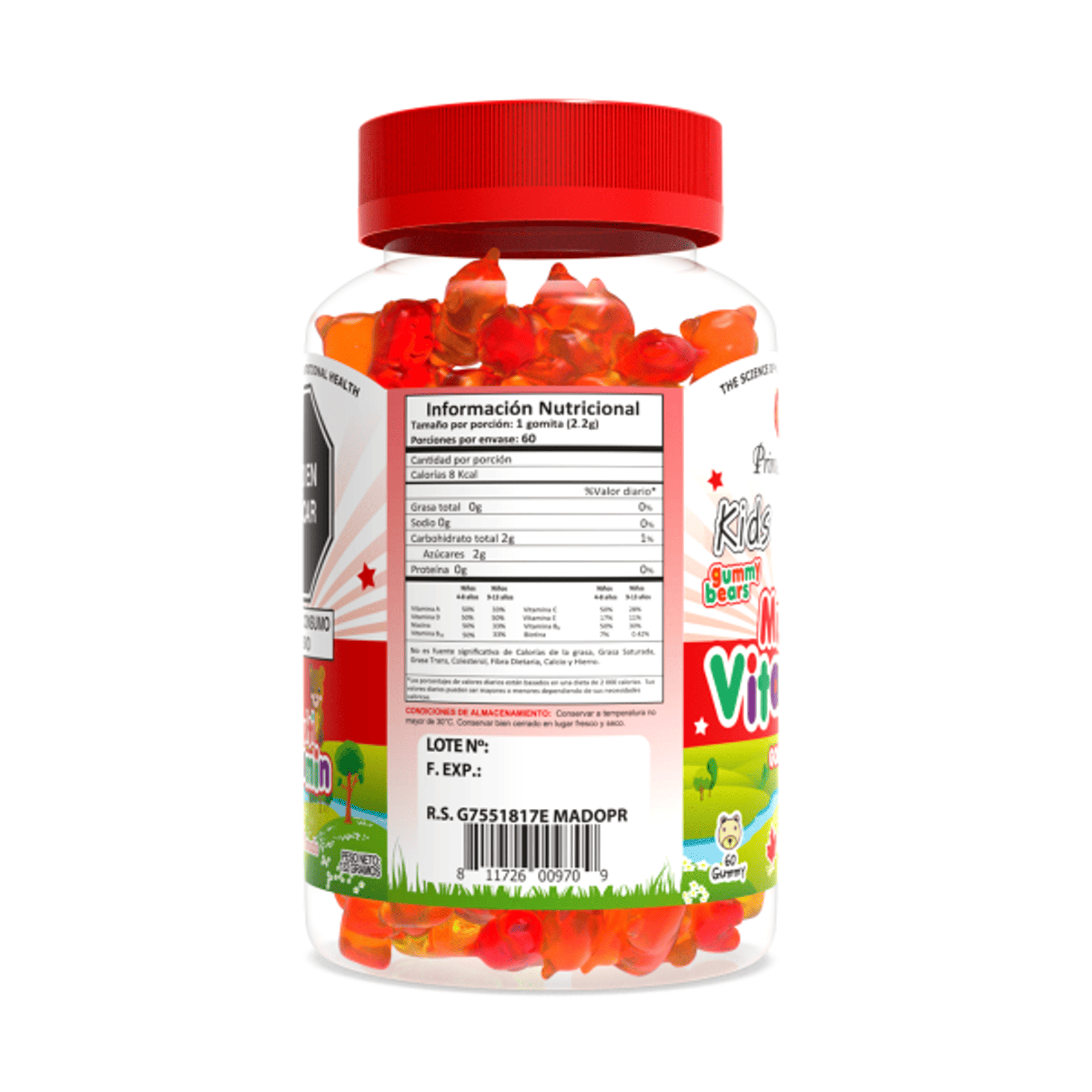 MULTIVITAMIN kids - fco x 60 gomitas. 2