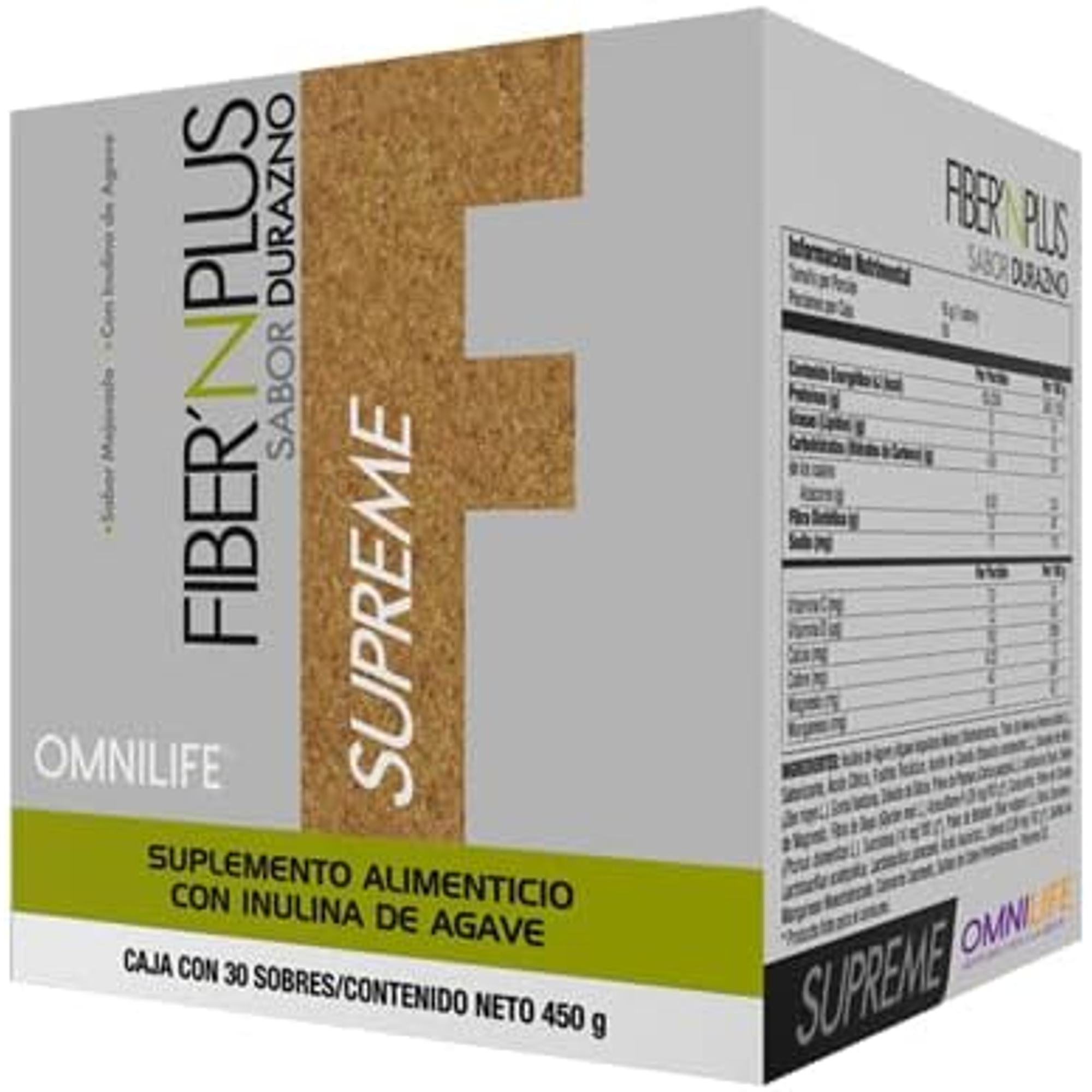 FIBER PLUZ SUPREME 450 g. - cja x 30 sb 3