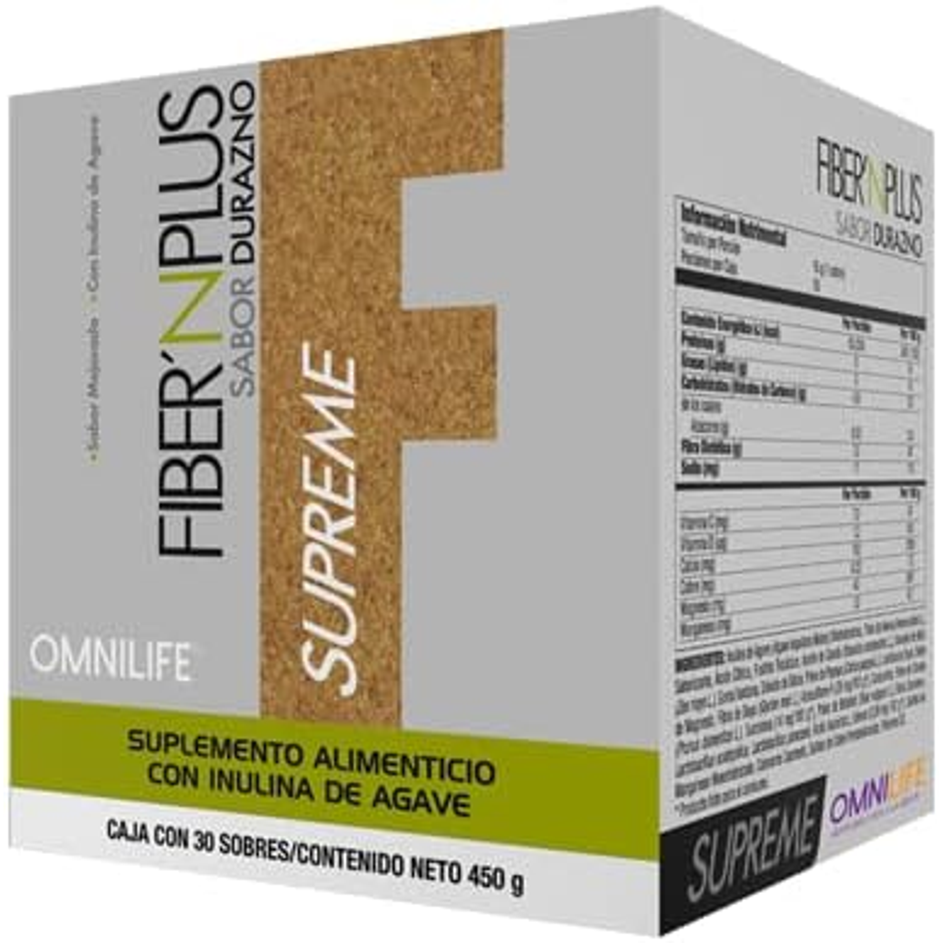 FIBER PLUZ SUPREME 450 g. - cja x 30 sb 3