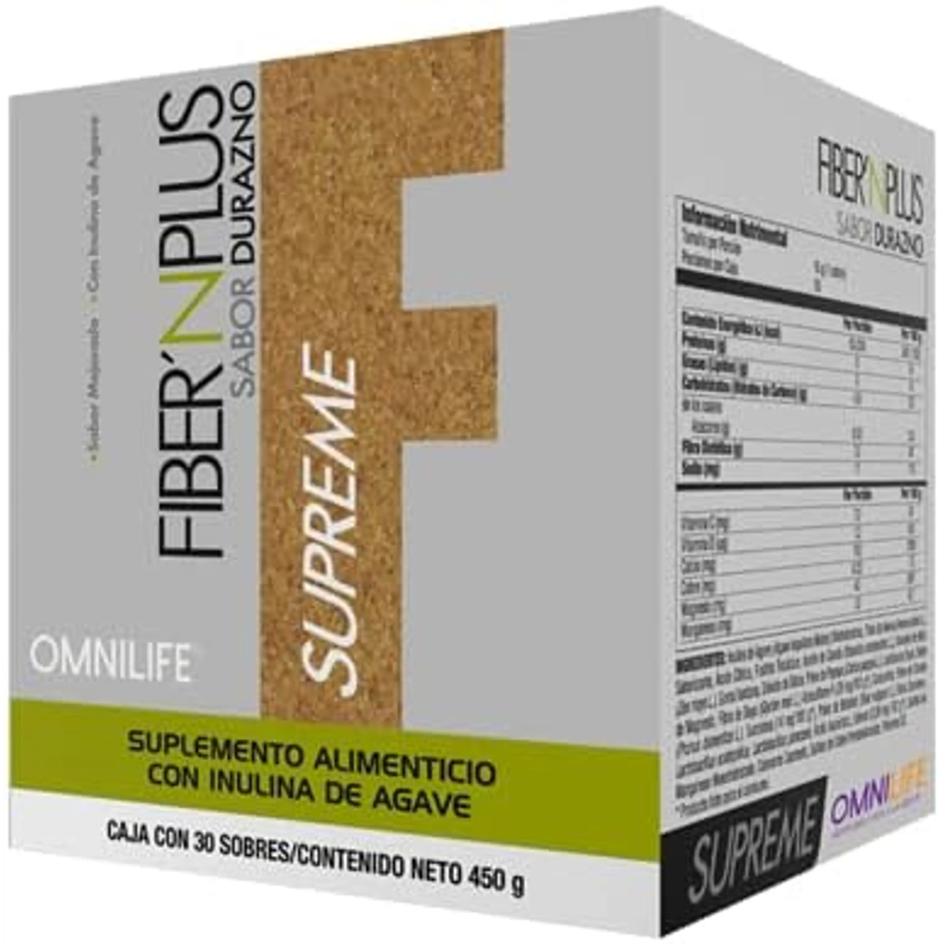 FIBER PLUZ SUPREME 450 g. - cja x 30 sb 3