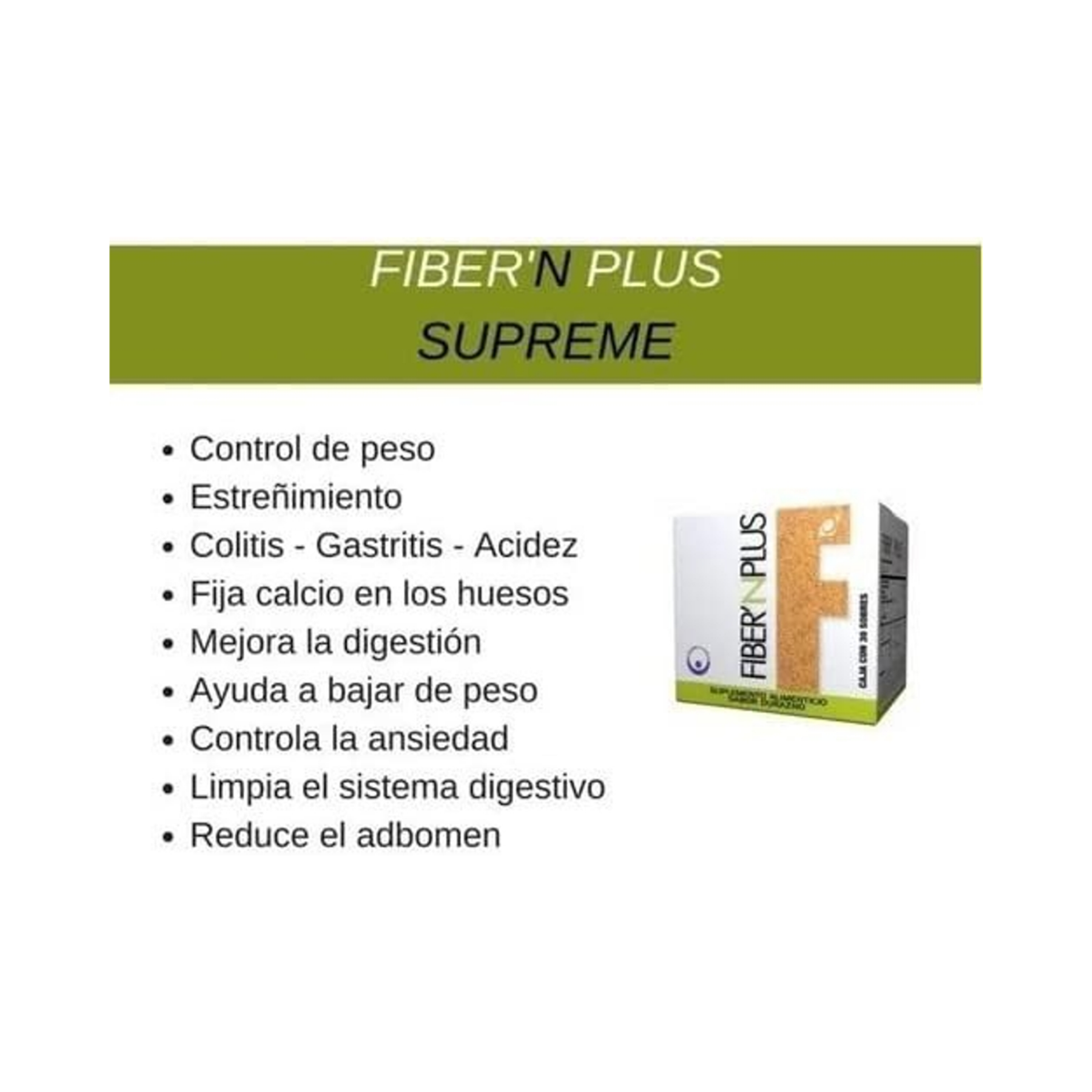FIBER PLUZ SUPREME 450 g. - cja x 30 sb 4