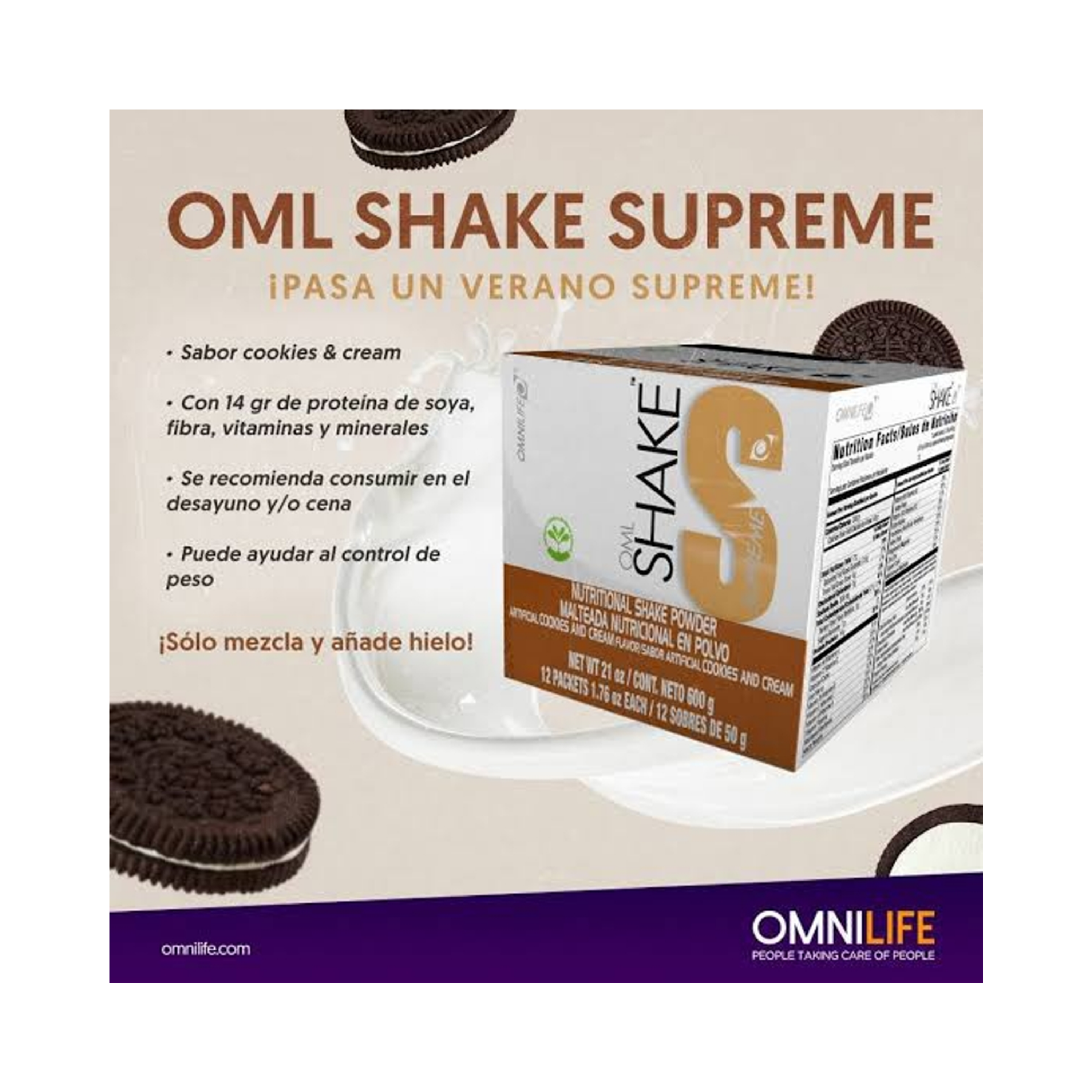 SHAKE SUPREME COOKIES & CREM - caj x12 u. 3