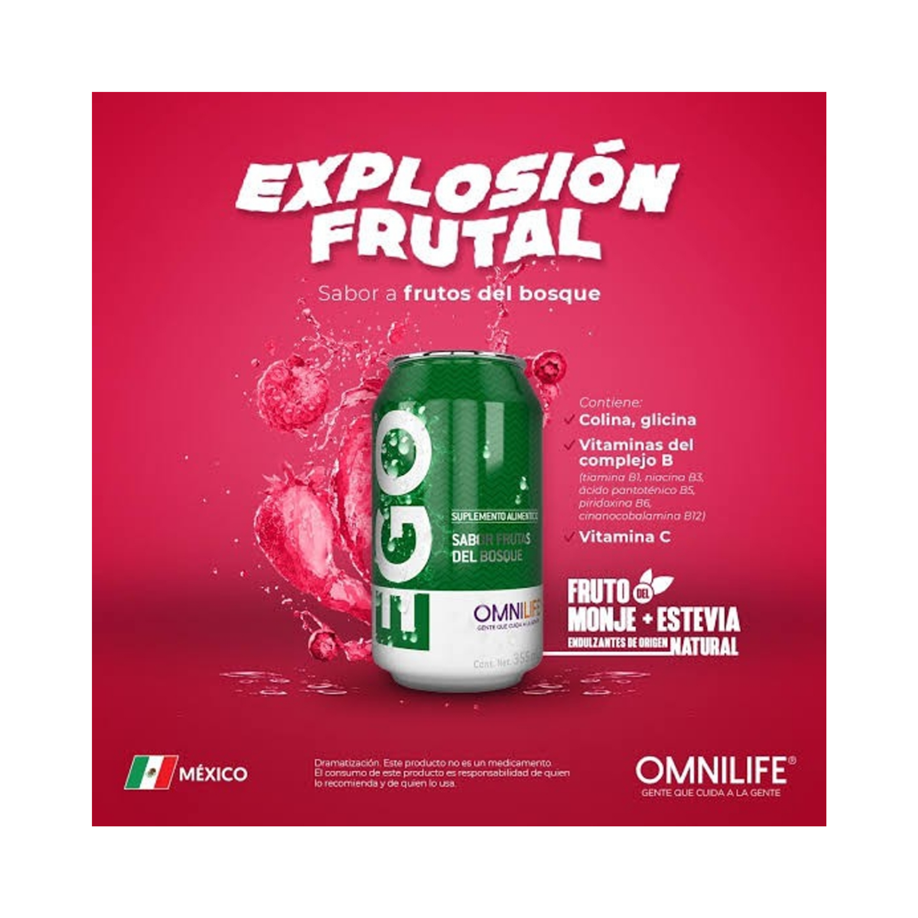 EGO FRUTAS del bosque - lata x 355 ml 5