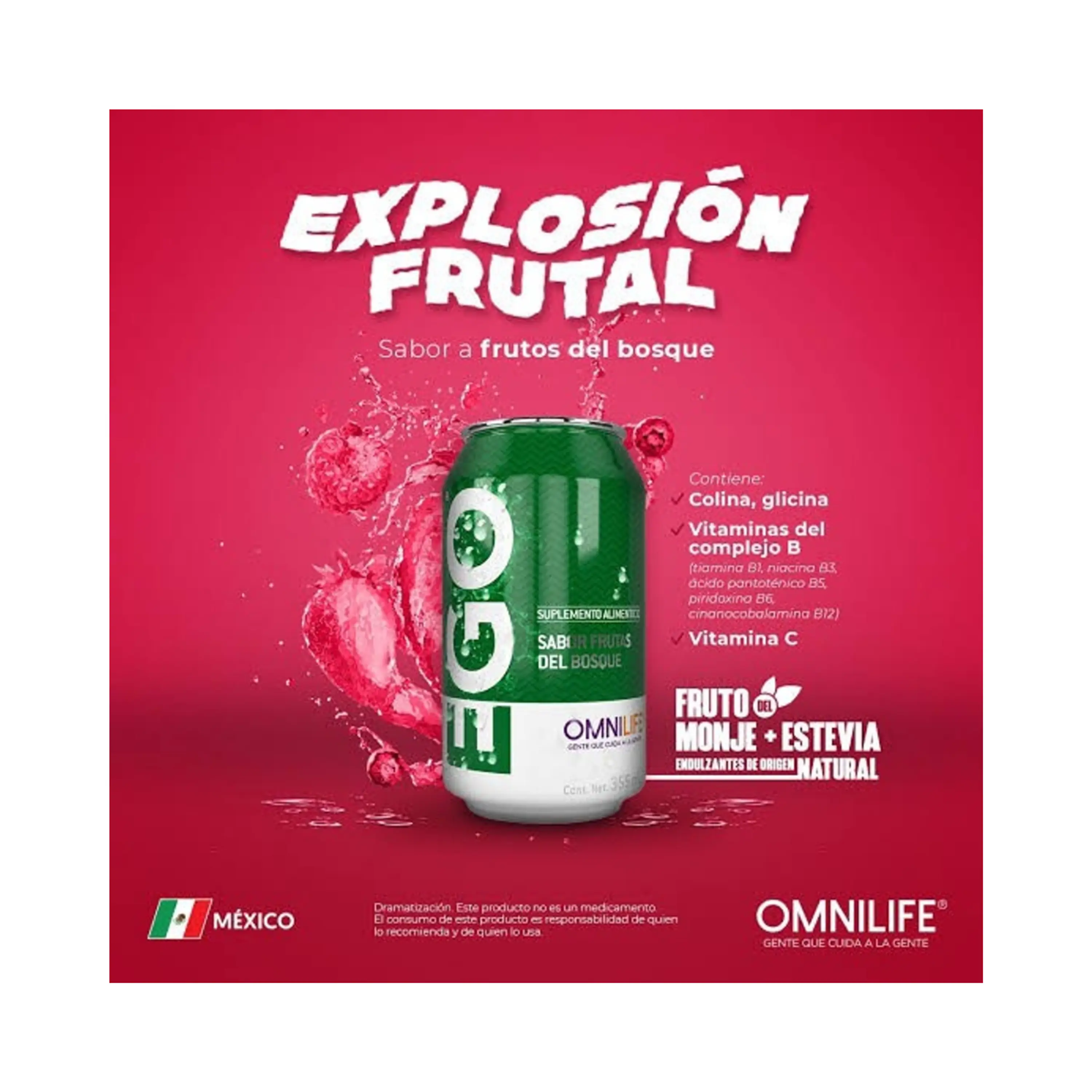 EGO FRUTAS del bosque - lata x 355 ml 5