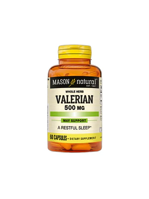 VALERIANA 500 mg - fco x 60 cap. - MASON - VENTA LIBRE - PROMOCION