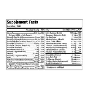 VITATRUM MULTIVITAMINICO & MULTIMINERAL COMPLETO - fco x 130 tab. - MASON - VENTA LIBRE - PROMOCION