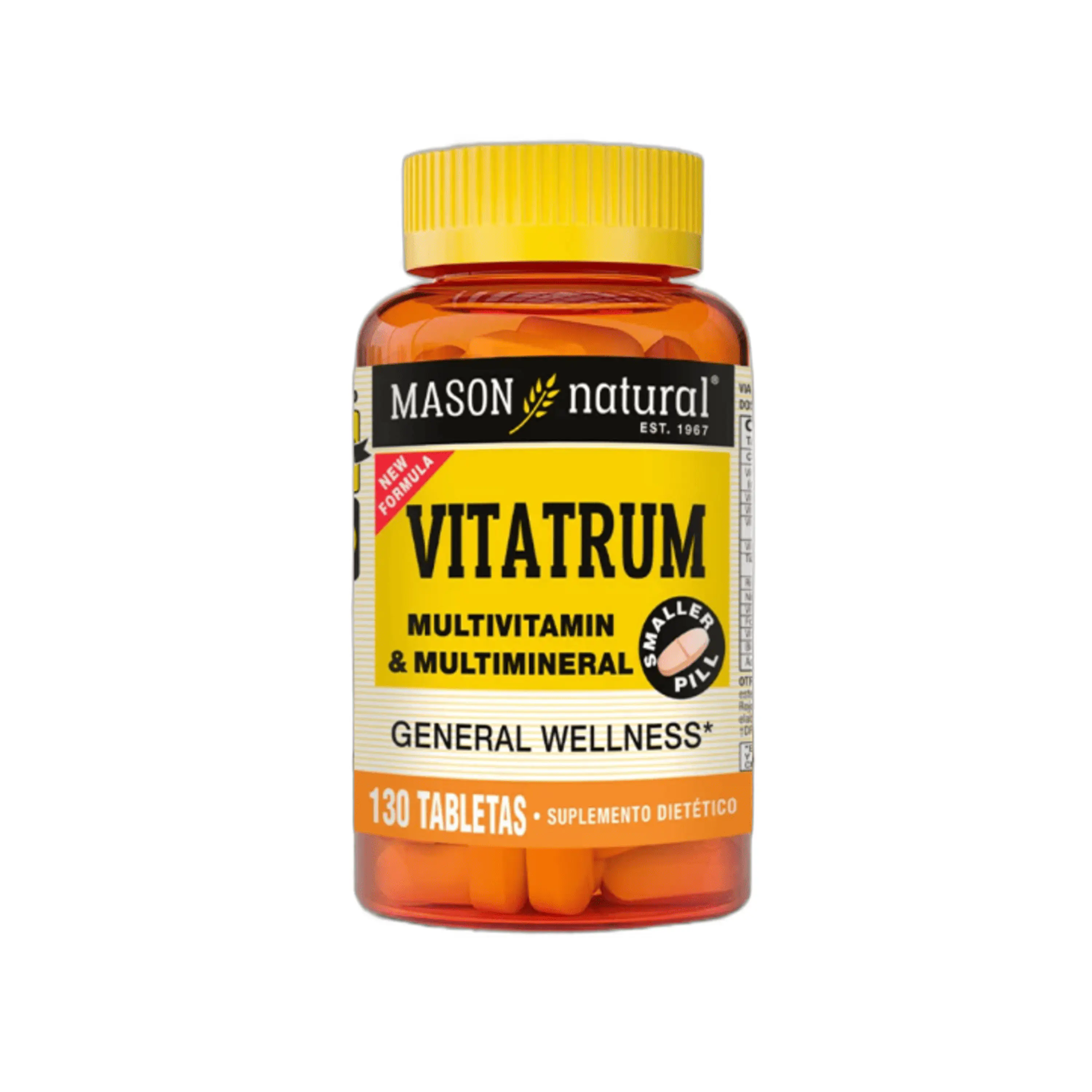 VITATRUM MULTIVITAMINICO & MULTIMINERAL COMPLETO - fco x 130 tab. - MASON - VENTA LIBRE - PROMOCION 1